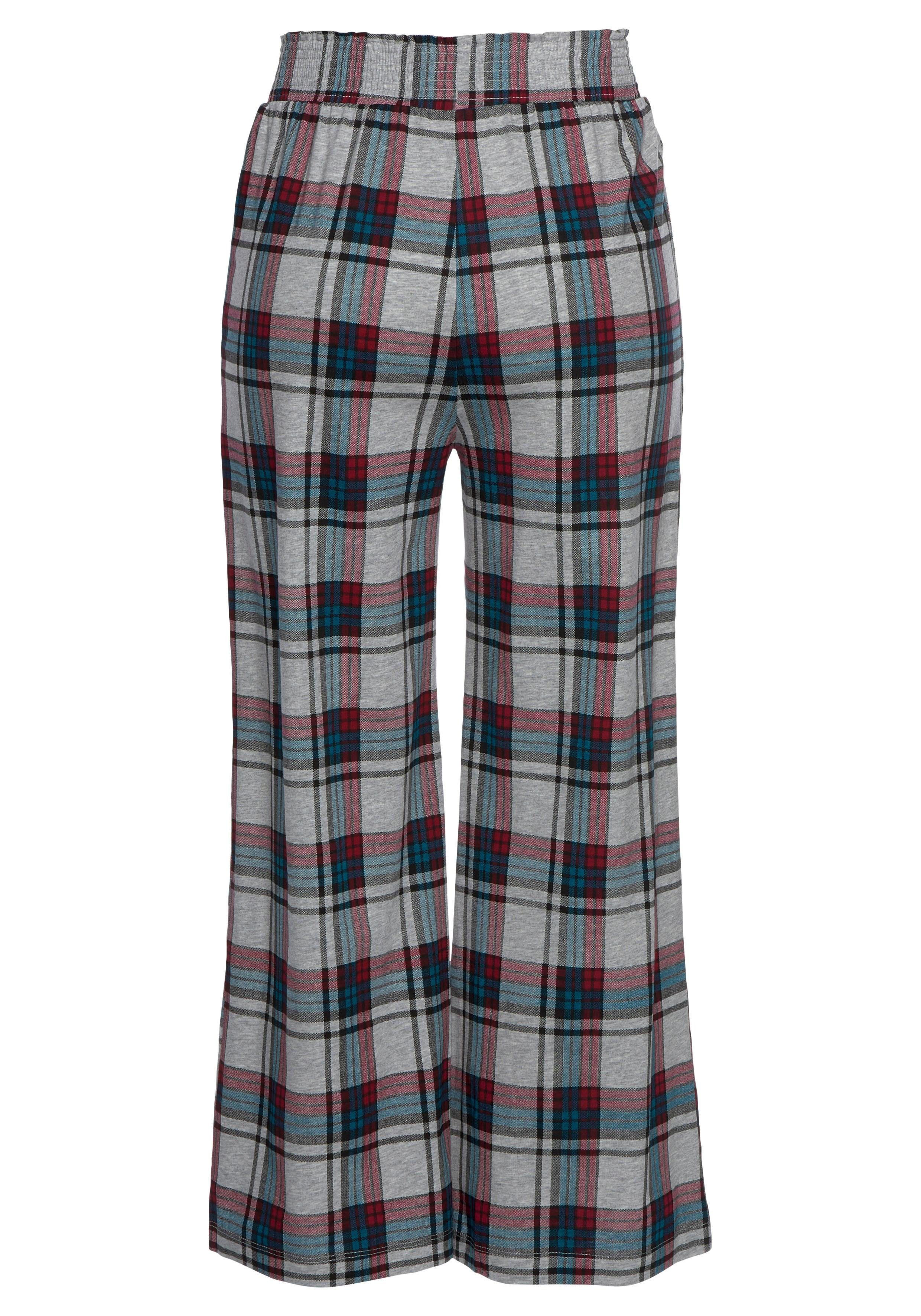 s.Oliver Pyjamahose im Allover-Muster mit elastischem günstig online kaufen