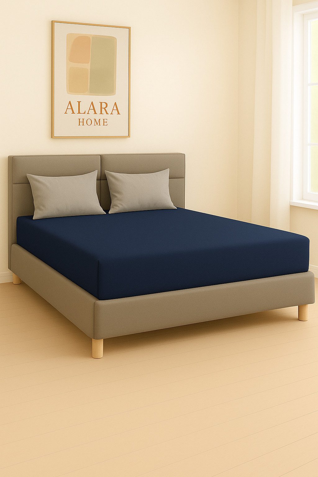 ALARA HOME Spannbettlaken 180x200 Baumwolle 100% Spannbetttuch Bettlaken Je günstig online kaufen
