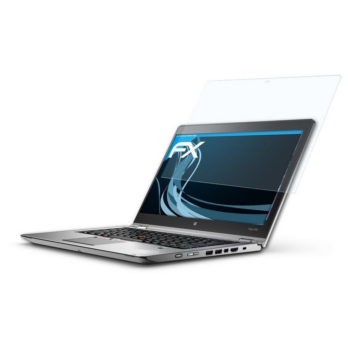 atFoliX Schutzfolie Displayschutz für Lenovo ThinkPad Yoga 460 (2 Folien) Ultraklar und hartbeschichtet