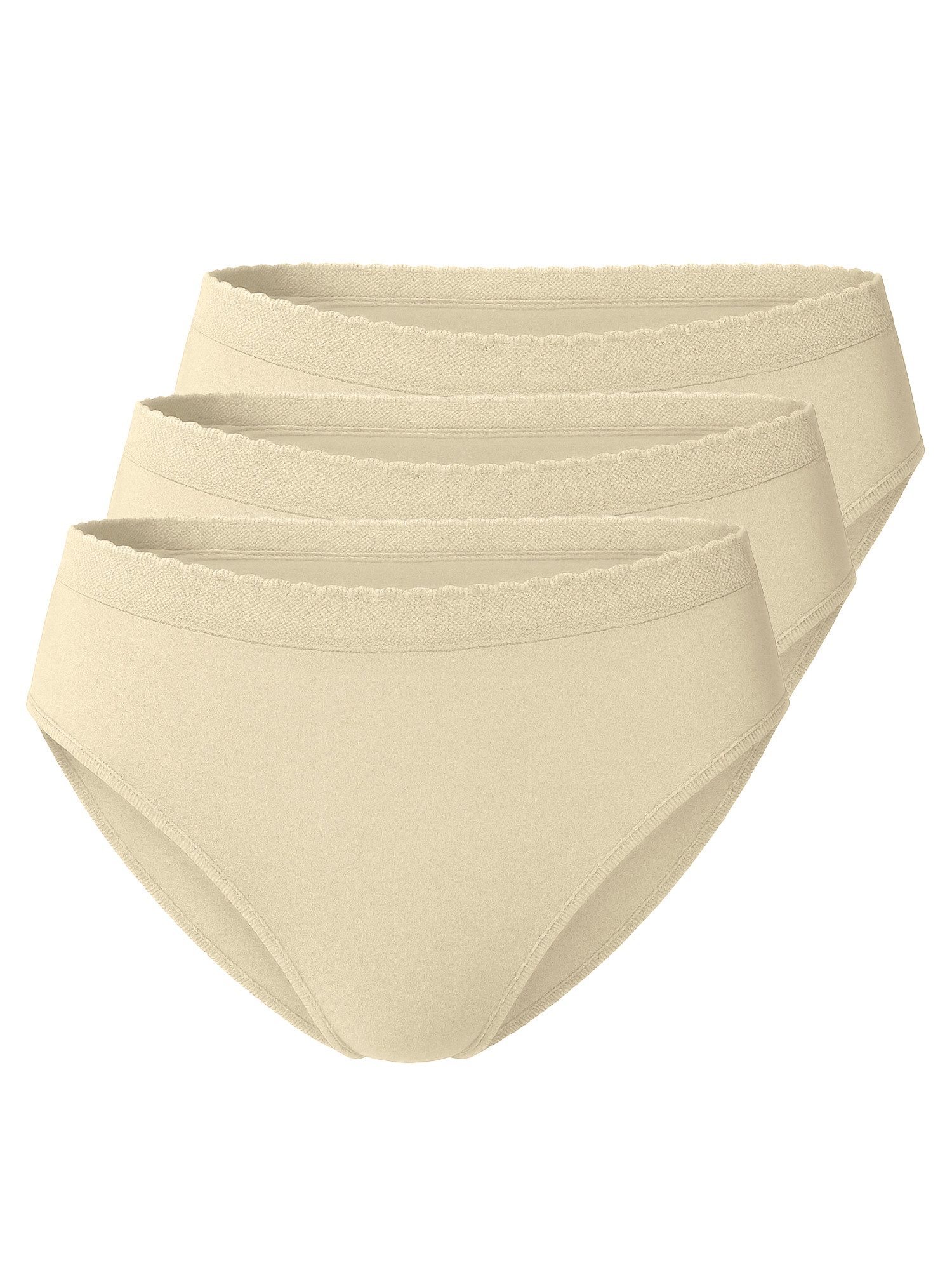 Yenita® Slip Microfaser Bikinislip (3-St) in angenehmer Microfaserqualität