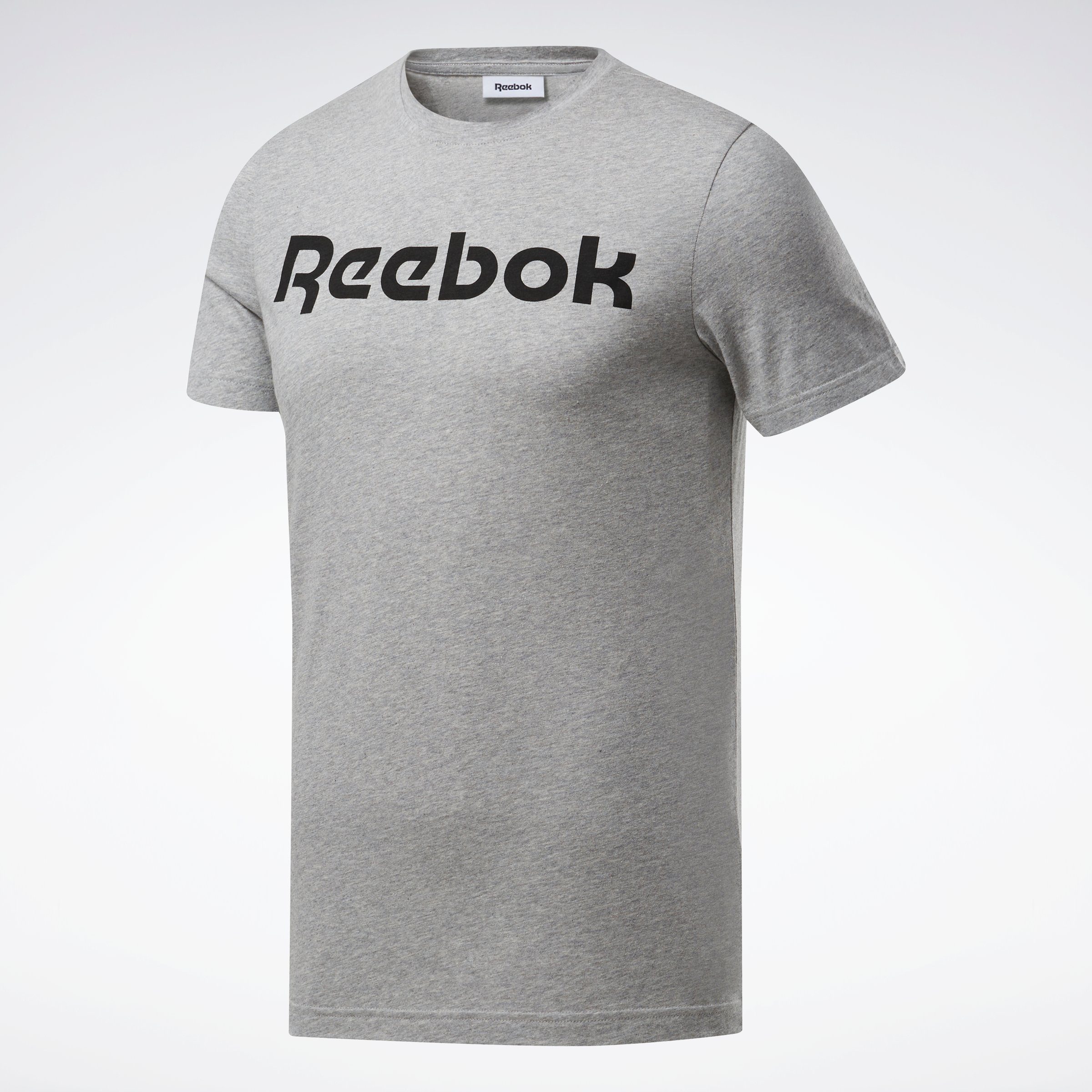 Reebok LINEAR T-Shirt LOGO GRAPHIC SERIES grau