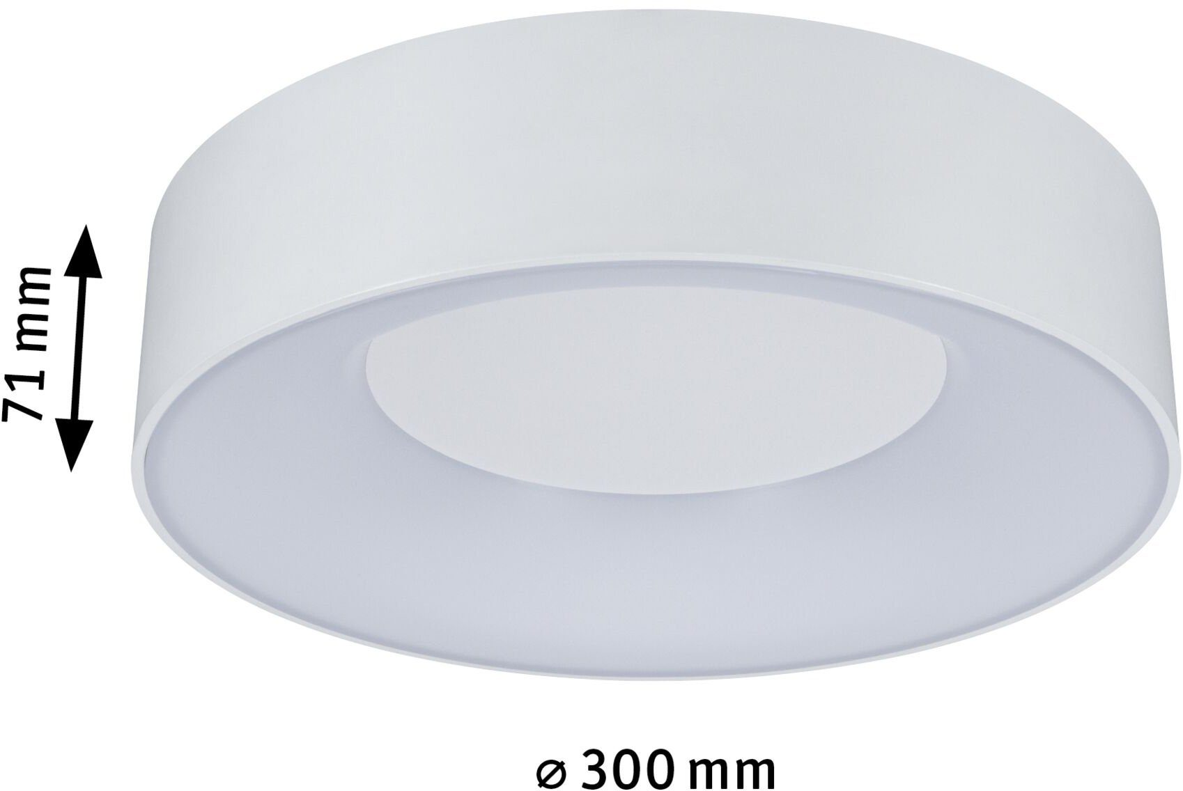 Paulmann Casca, Wandleuchte Tageslichtweiß, fest integriert, LED Badezimmerleuchte