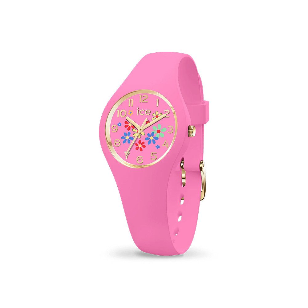 ice-watch Quarzuhr Ice-Watch Ice Flower Pinky Bloom (XS) 021731, Ice-Watch Ice Flower Pinky Bloom (XS)
