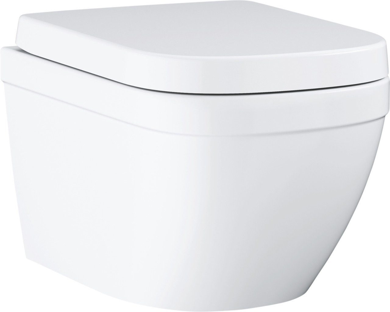 Grohe Wand-WC-Befestigung Wand-Tiefspül-WC Euro inkl. WC-Sitz weiß