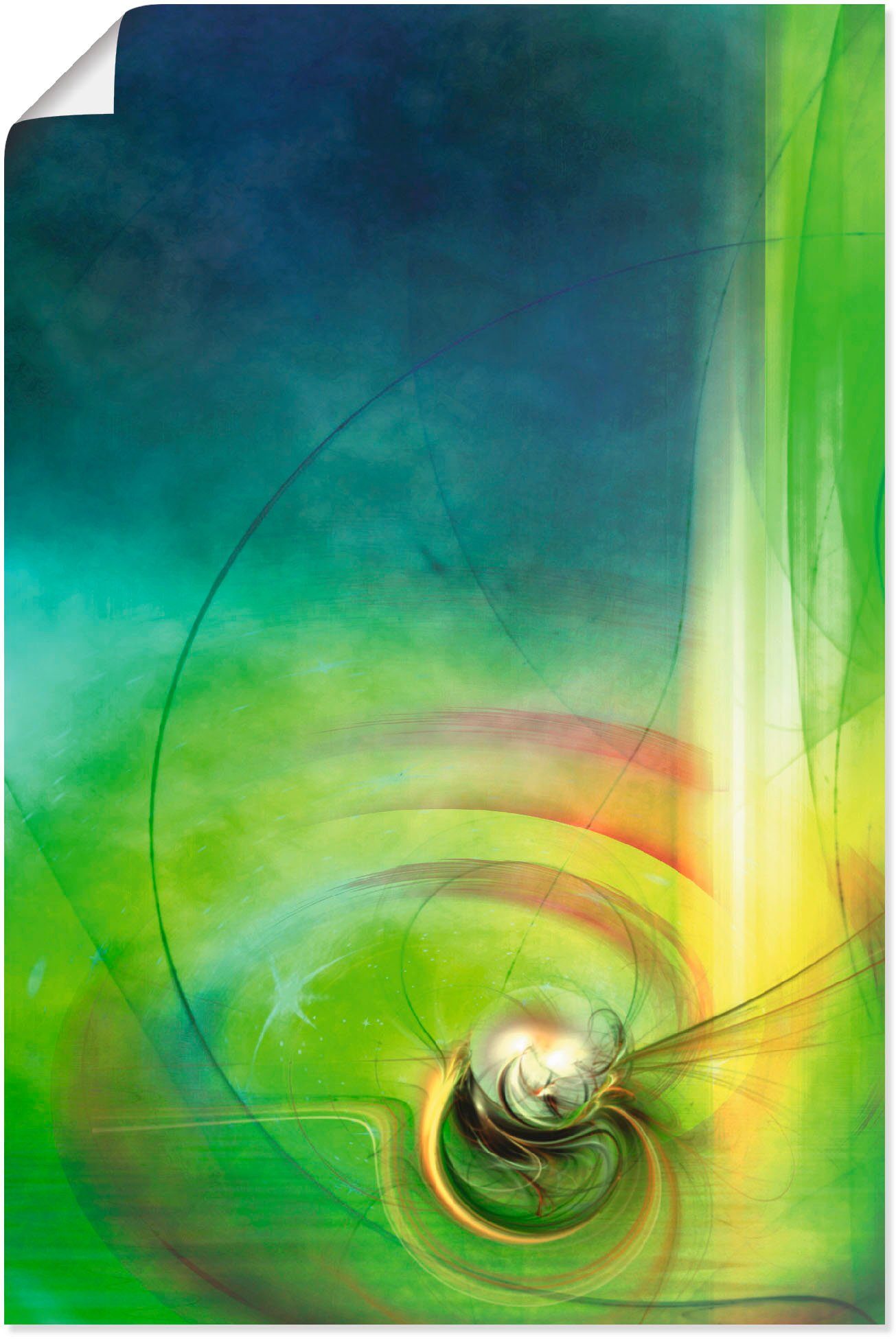 Artland Wandbild Abstraktes Spiel CB, Muster (1 St), als Alubild, Leinwandbild, Wandaufkleber oder Poster in versch. Größen