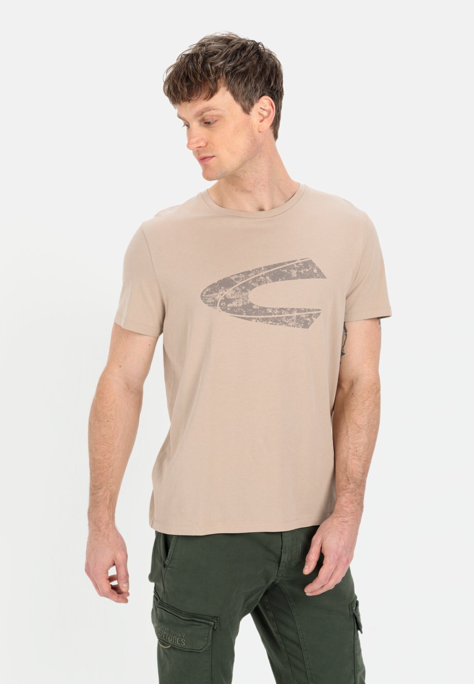 camel active Print-Shirt aus nachhaltigem Organic Cotton