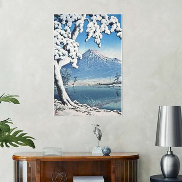 Posterlounge Poster Kawase Hasui, Fuji nach dem Schnee in der Tagonoura Bay, Wohnzimmer Malerei