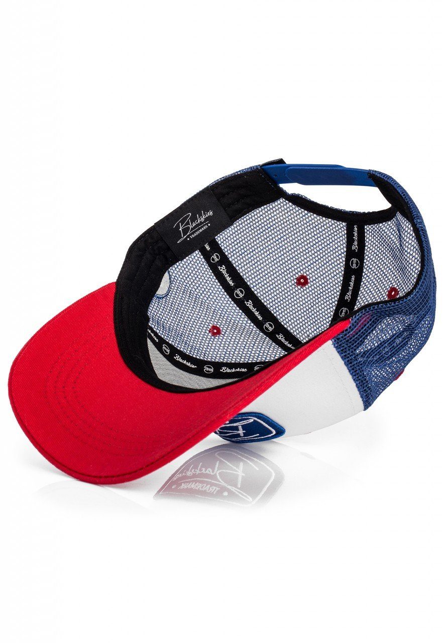 Blackskies Baseball Cap Race Baseball Cap Weiß-Blau-Red
