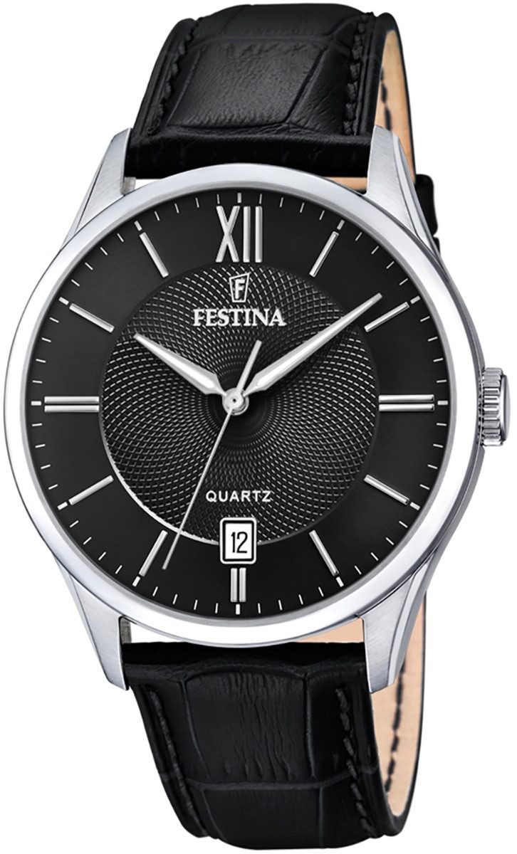 Quarzuhr Festina Herren Uhr Sport F20426/3 Leder