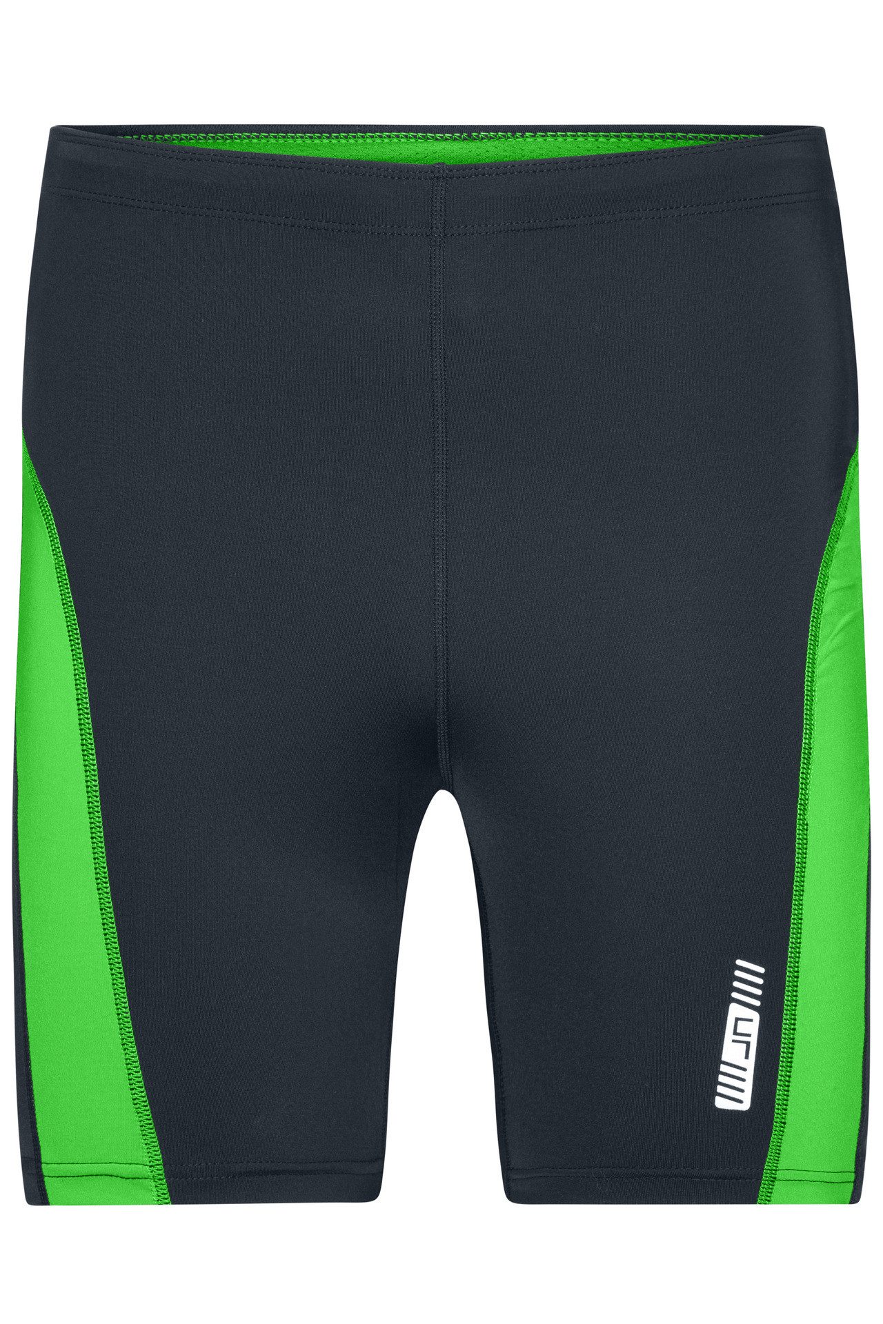 James & Nicholson Laufhose Doppelpack Kurze Lauftights Herren Laufhose Running Shorts JN478 (Doppelpack, 2er-Pack) Weiche, elastische Qualität mit Elasthan