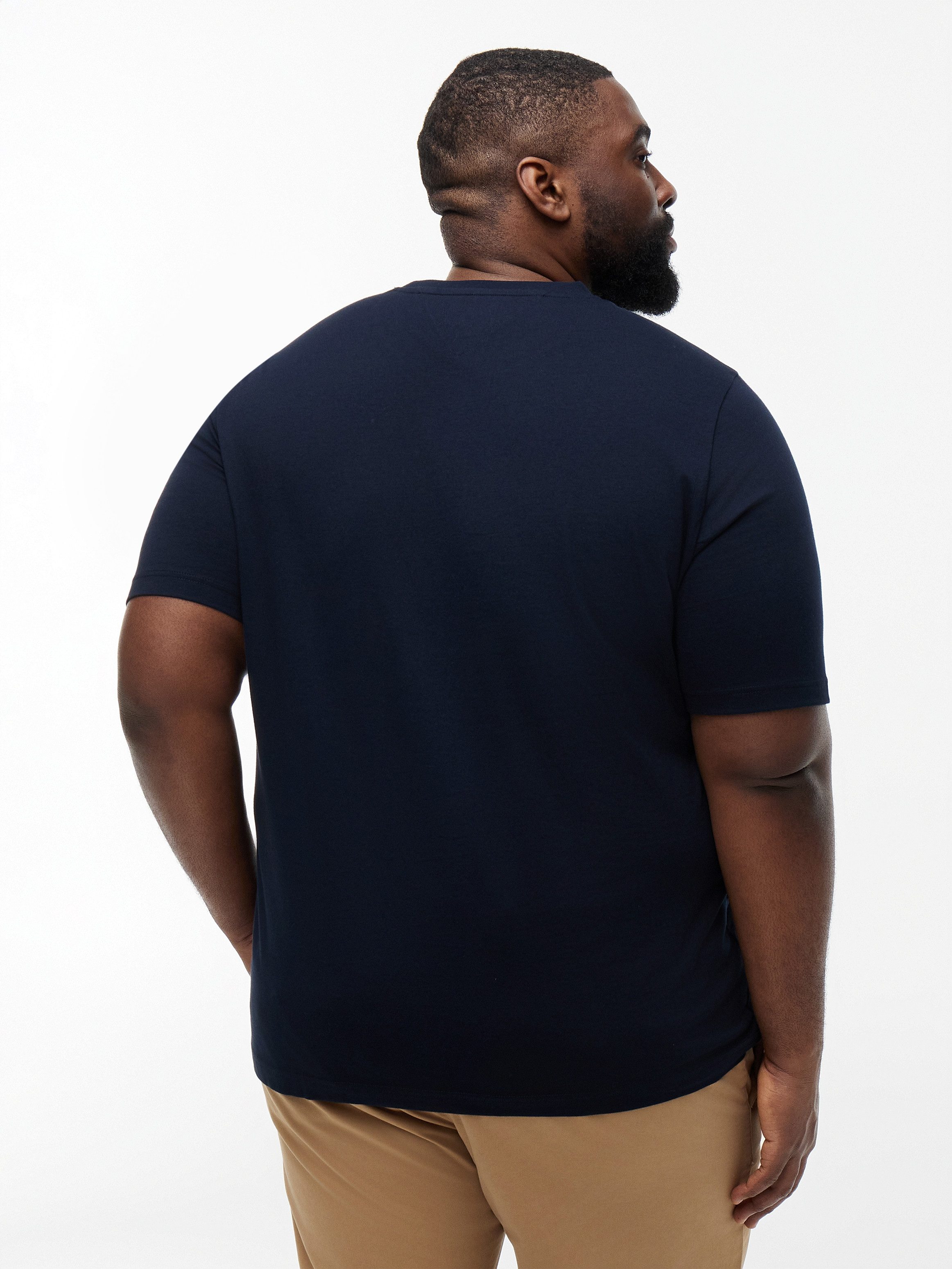 Tommy Hilfiger Big & Tall T-Shirt BT-SCRIPT STACK Große Größen, aus Jersey mit Logo