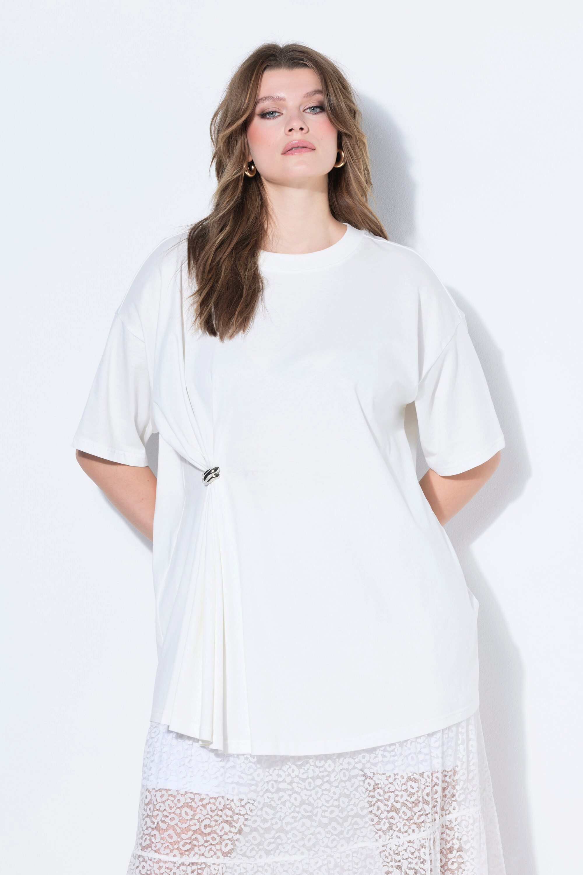 T-Shirt T-Shirt oversized Schmuckknoten