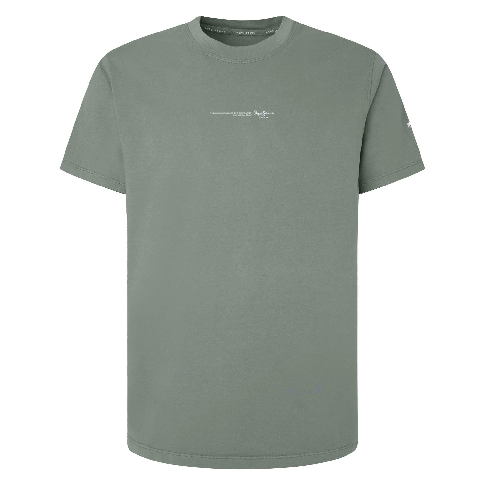 Pepe Jeans T-Shirt Herren T-Shirt - DAVID TEE, Rundhals, Kurzarm Grün
