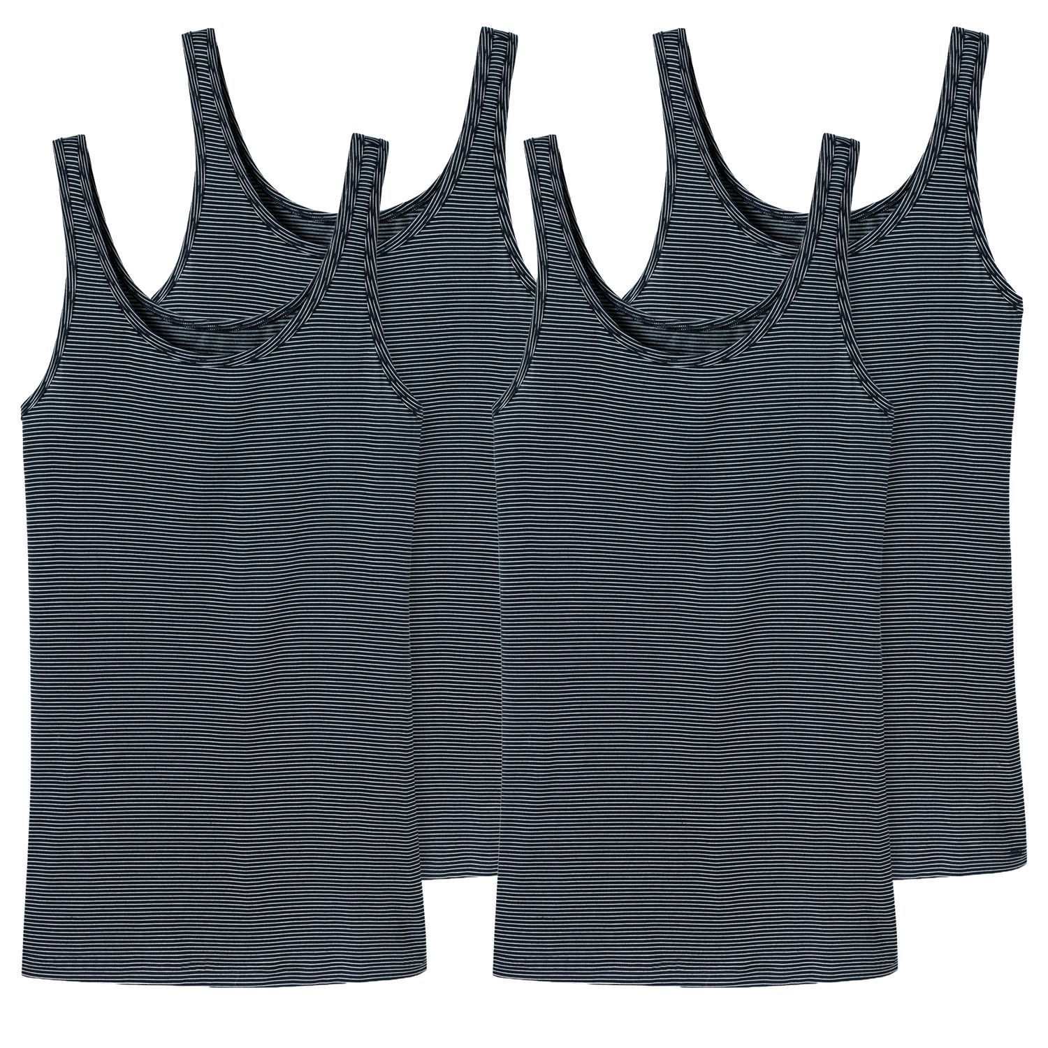 Schiesser Unterhemd Modal Essentials, Trägertops (Set) elastische Single-Jersey-Qualität, im praktischen Sparpack