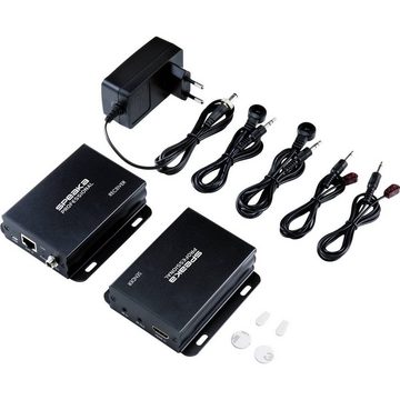SpeaKa Professional HDMI™ Extender Verlängerung via RJ45 Computer-Kabel, HD-Audio