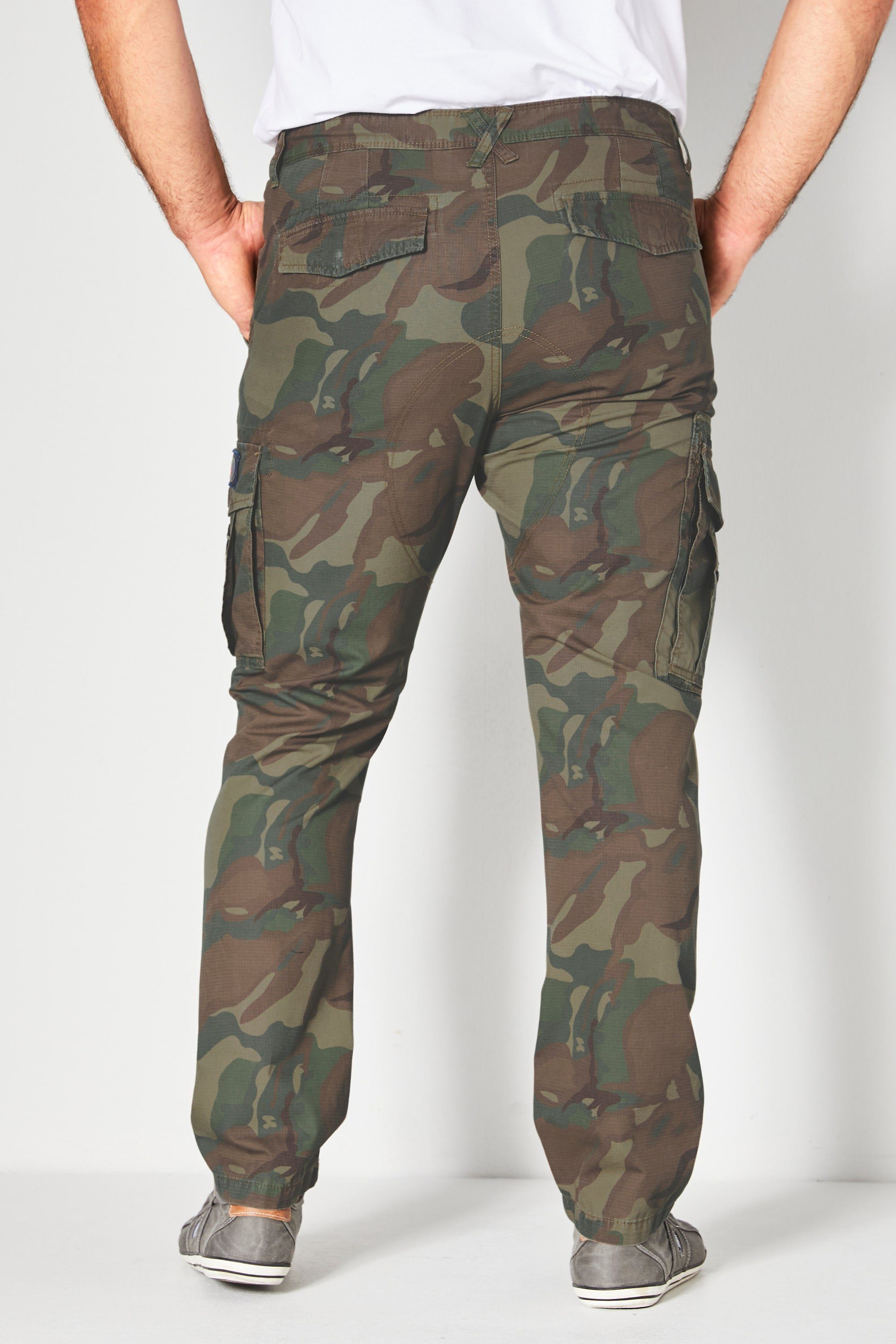 John F. Gee Cargohose Cargohose aus reiner Baumwolle