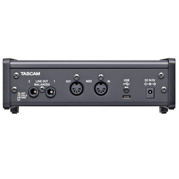 Tascam US-2x2HR USB Interface Digitales Aufnahmegerät (mit Kopfhörer)