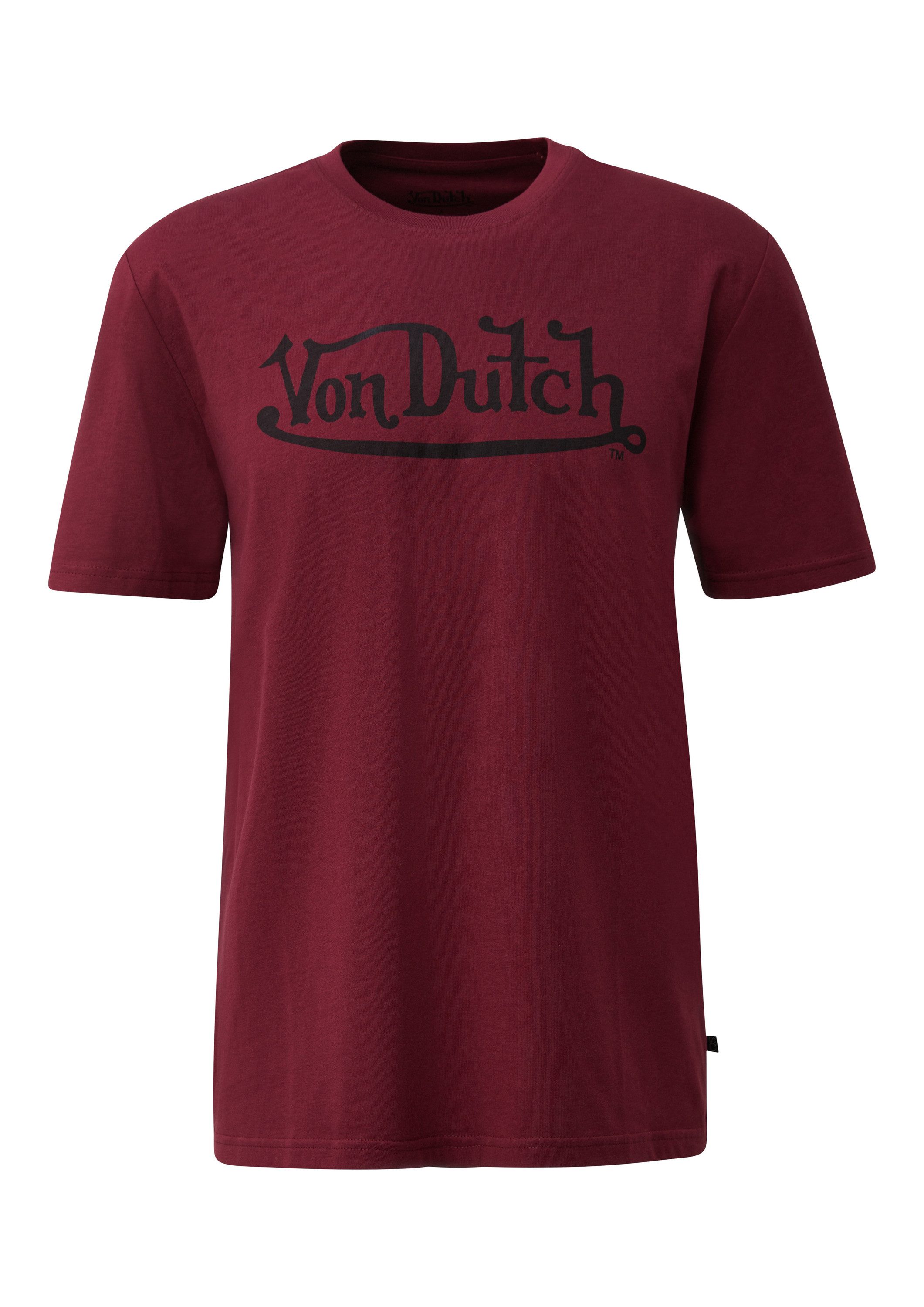 QS Kurzarmshirt T-Shirt Rundhals T-Shirt mit Frontdruck, QS x Von Dutch