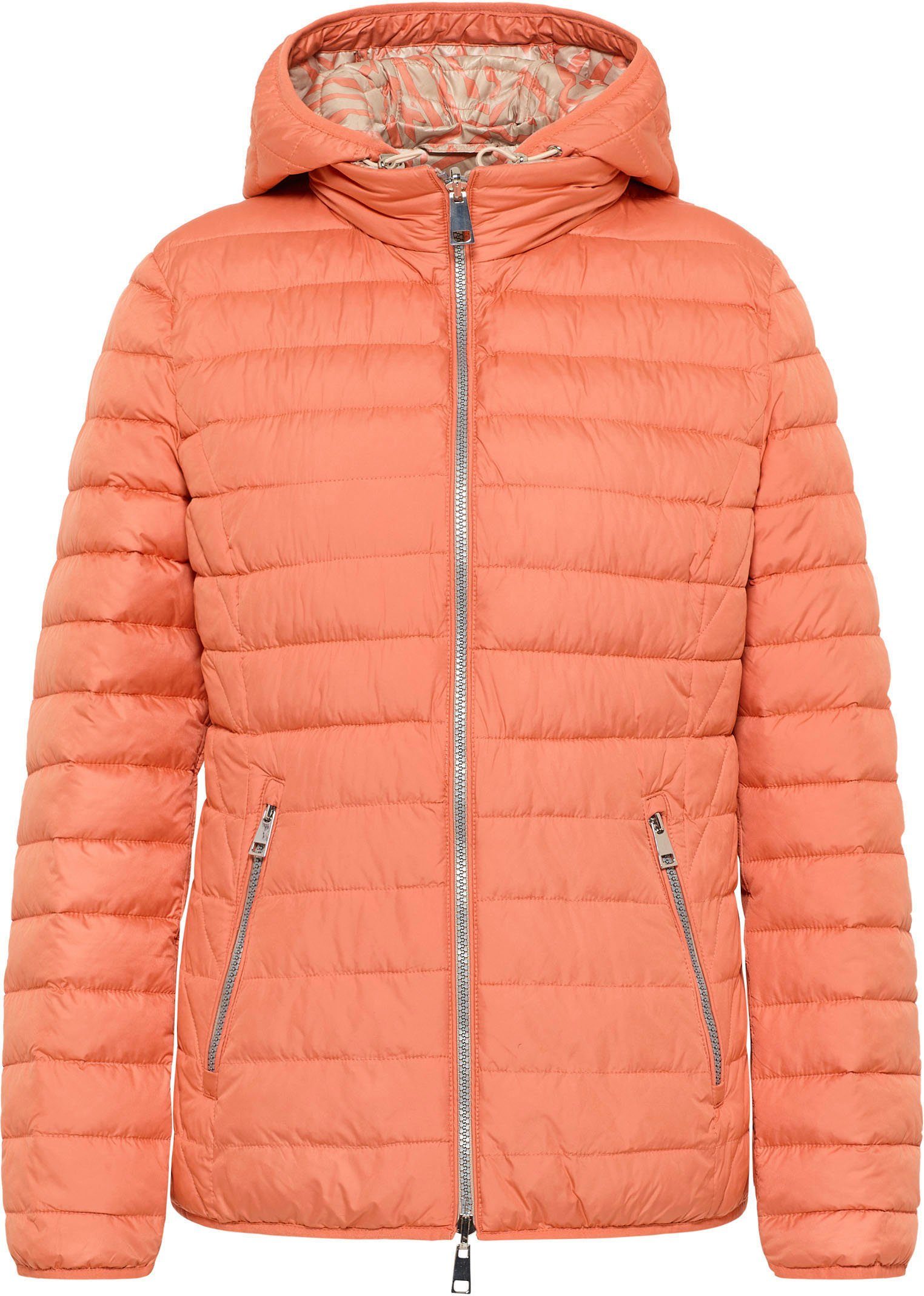 Form Steppjacke Barbara orange Lebek figurumspielender in