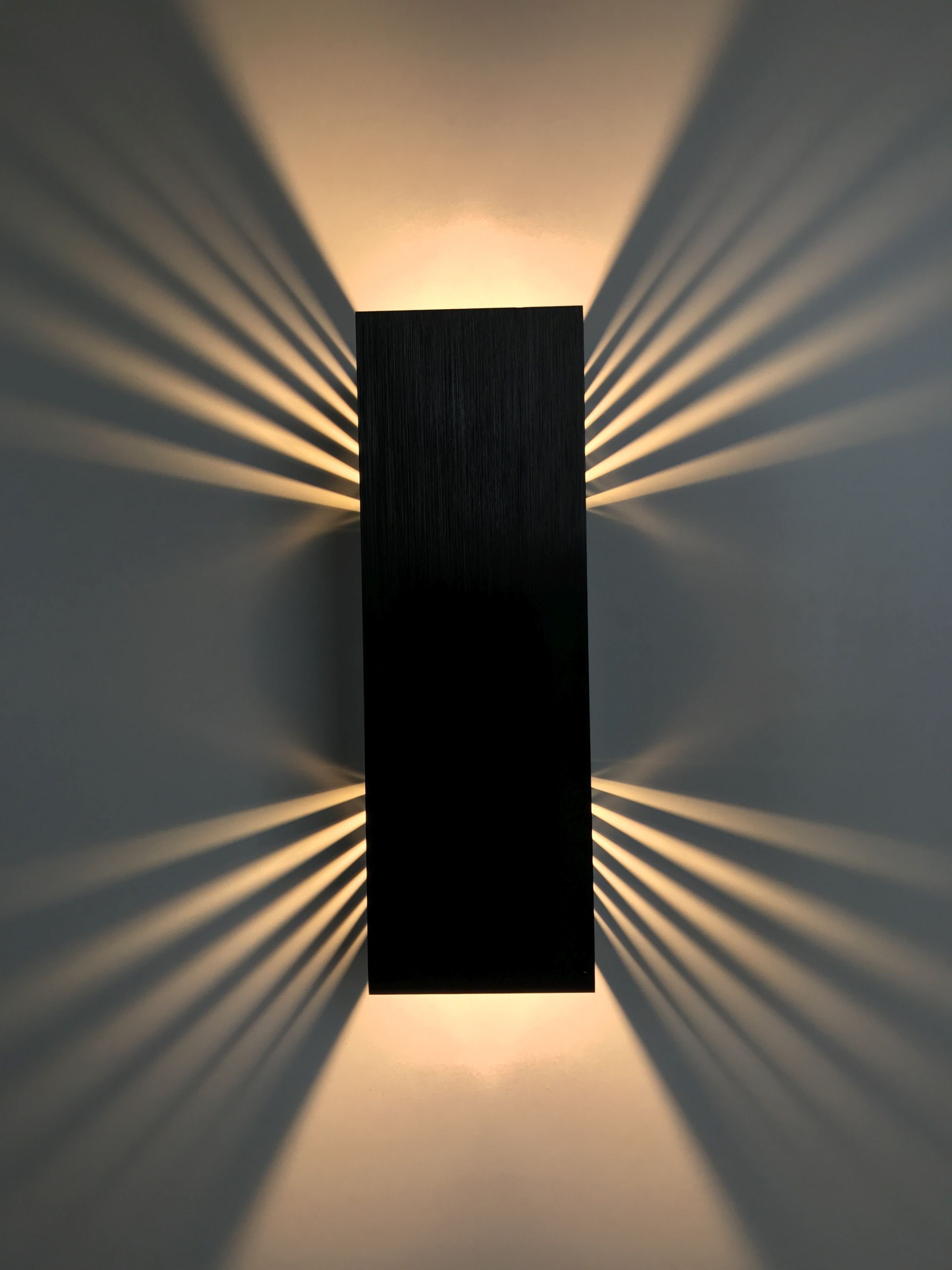 SpiceLED LED Wandleuchte Black Edition, Warmweiß günstig online kaufen