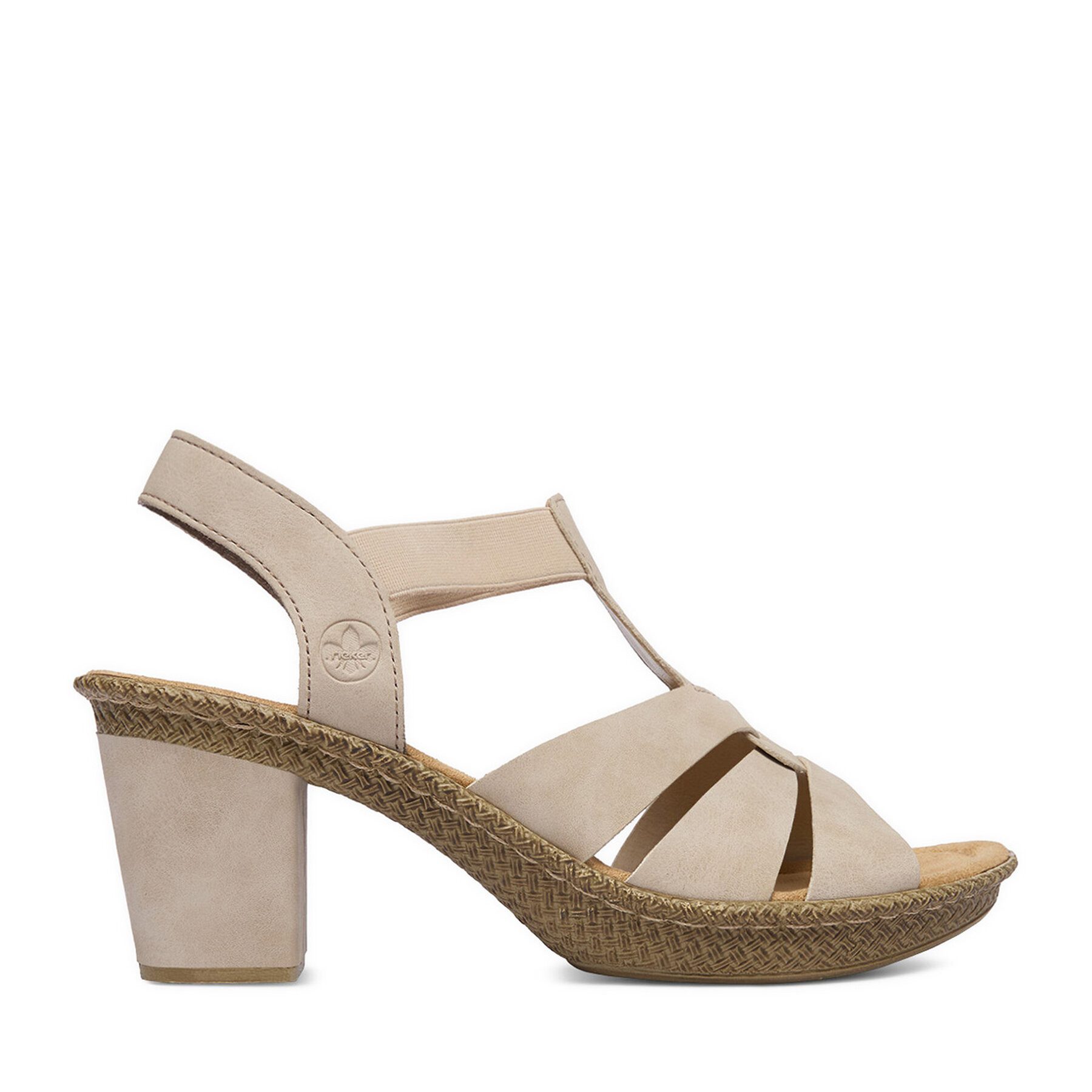 Rieker Rieker Damen-Sandalen Beige 665K3-62 Sandale