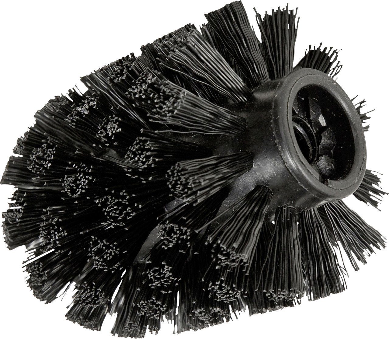 WENKO WC-Reinigungsbürste Wenko Toilettenbürsten-Ersatzkopf schwarz Ø 7,5 cm