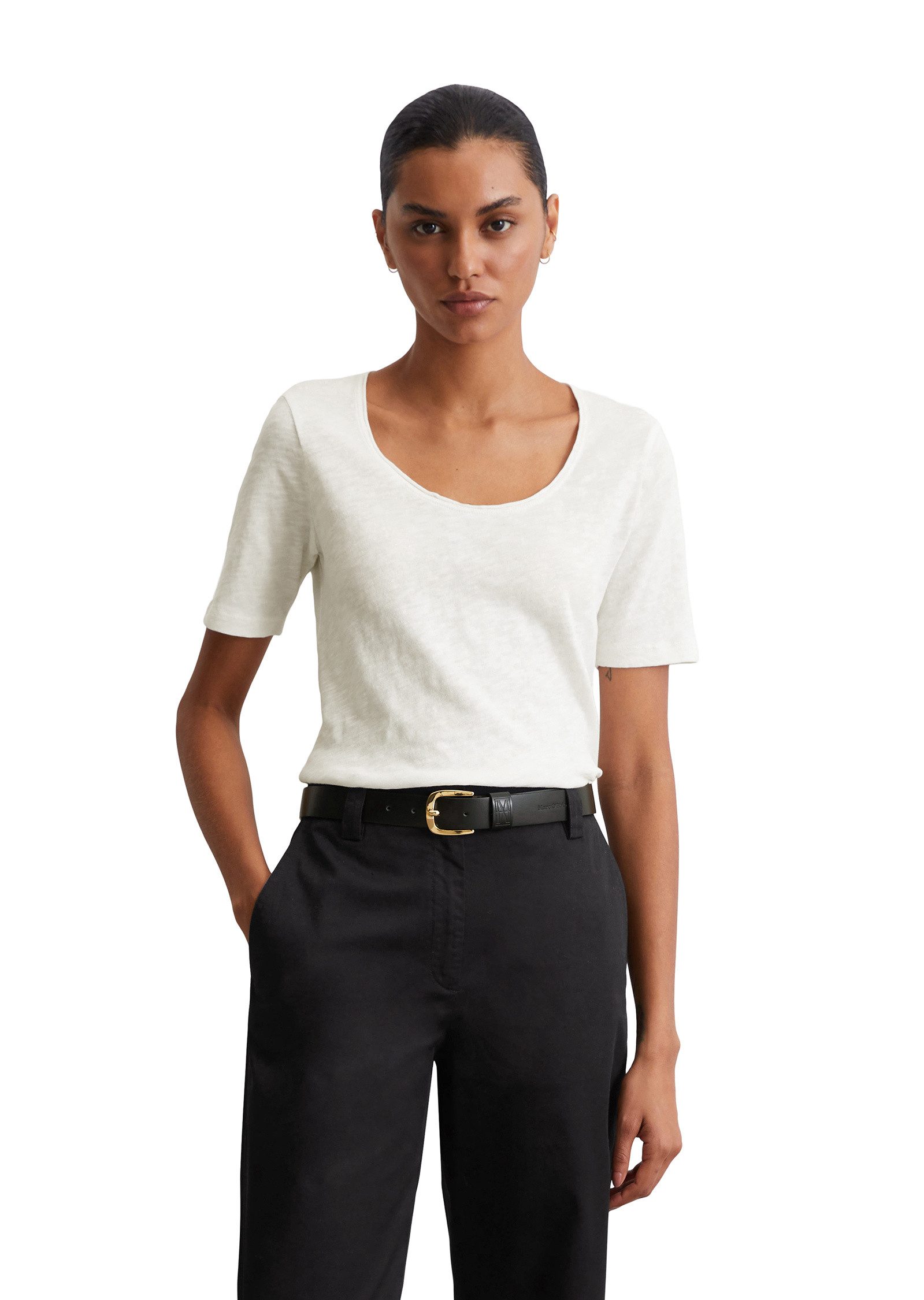 Marc O'Polo T-Shirt aus Slub-Jersey günstig online kaufen