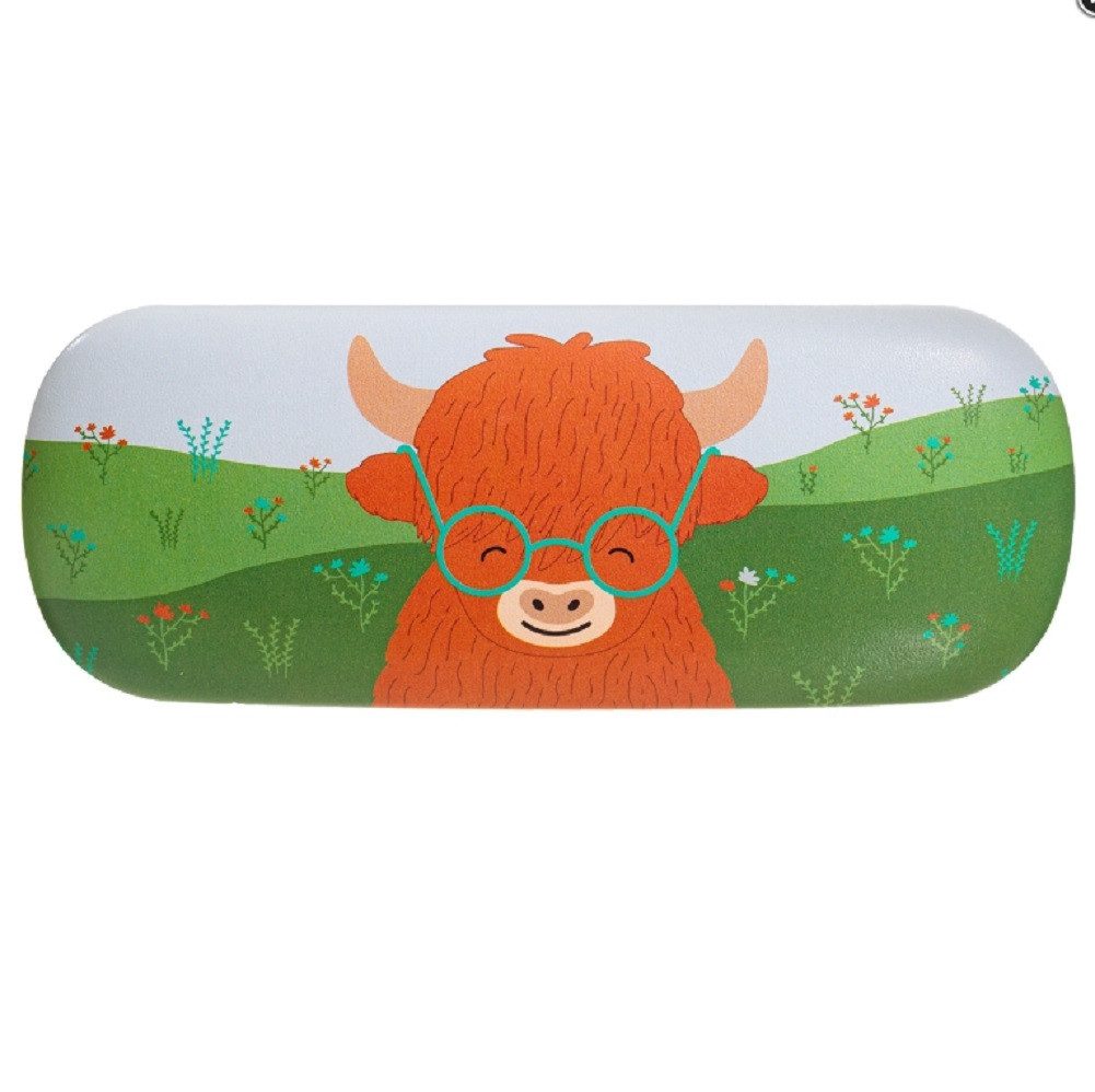 Brillenetui Hochland Rind Stier Bulle