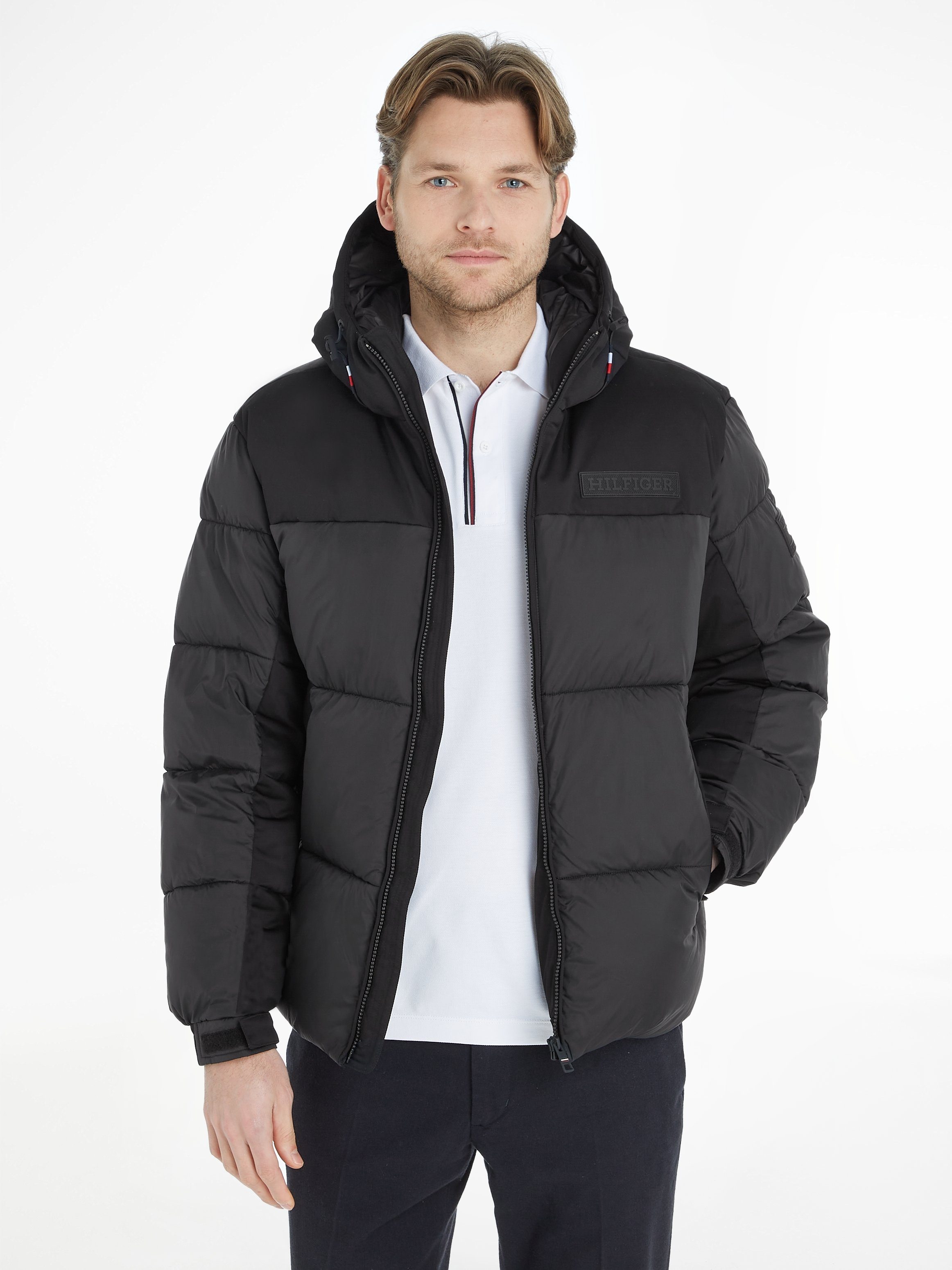 Tommy Hilfiger Steppjacke NEW Black YORK HOODED JACKET