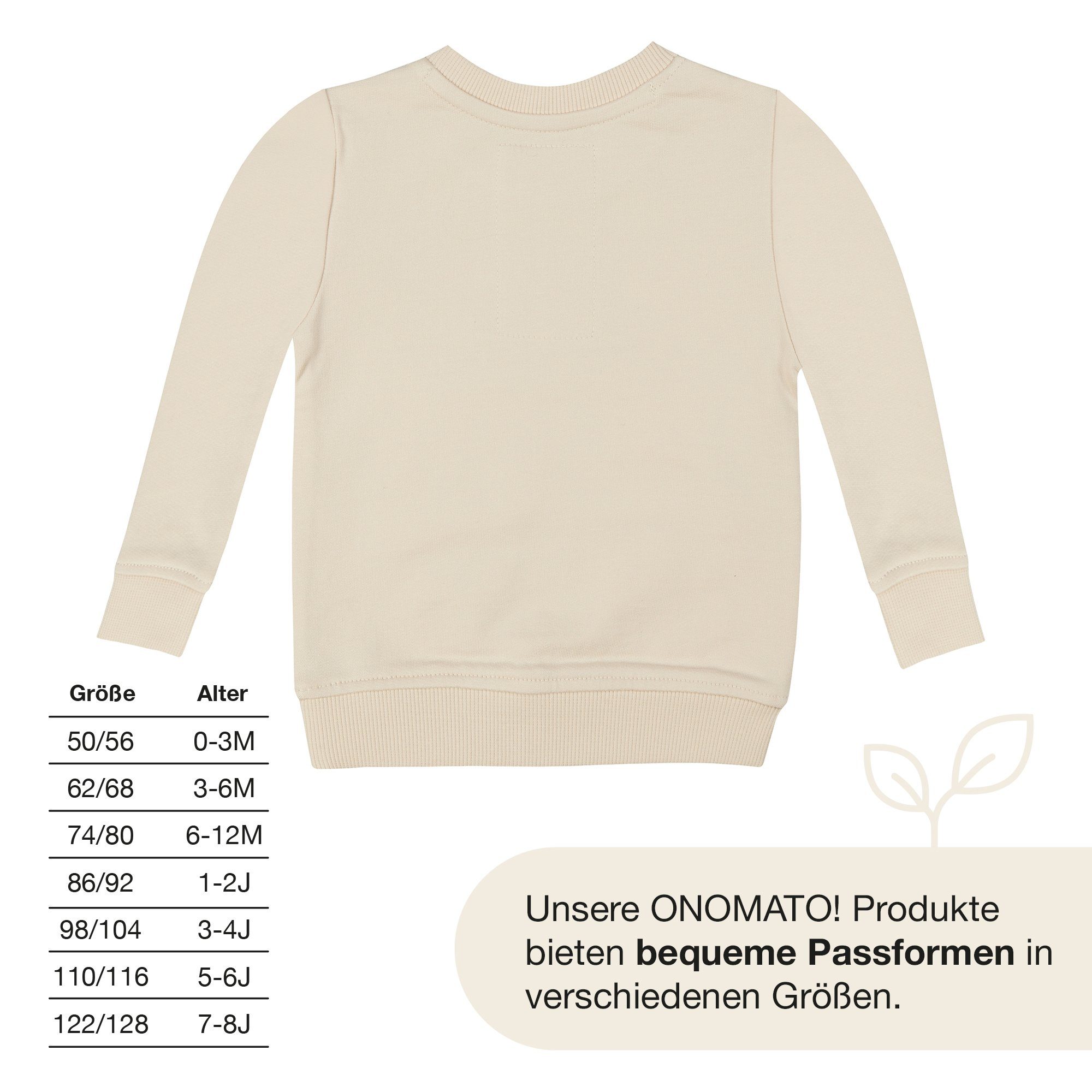 ONOMATO! Sweatshirt Peanuts Snoopy Baby Jungen Mädchen Sweatshirt Cradle to  Cradle