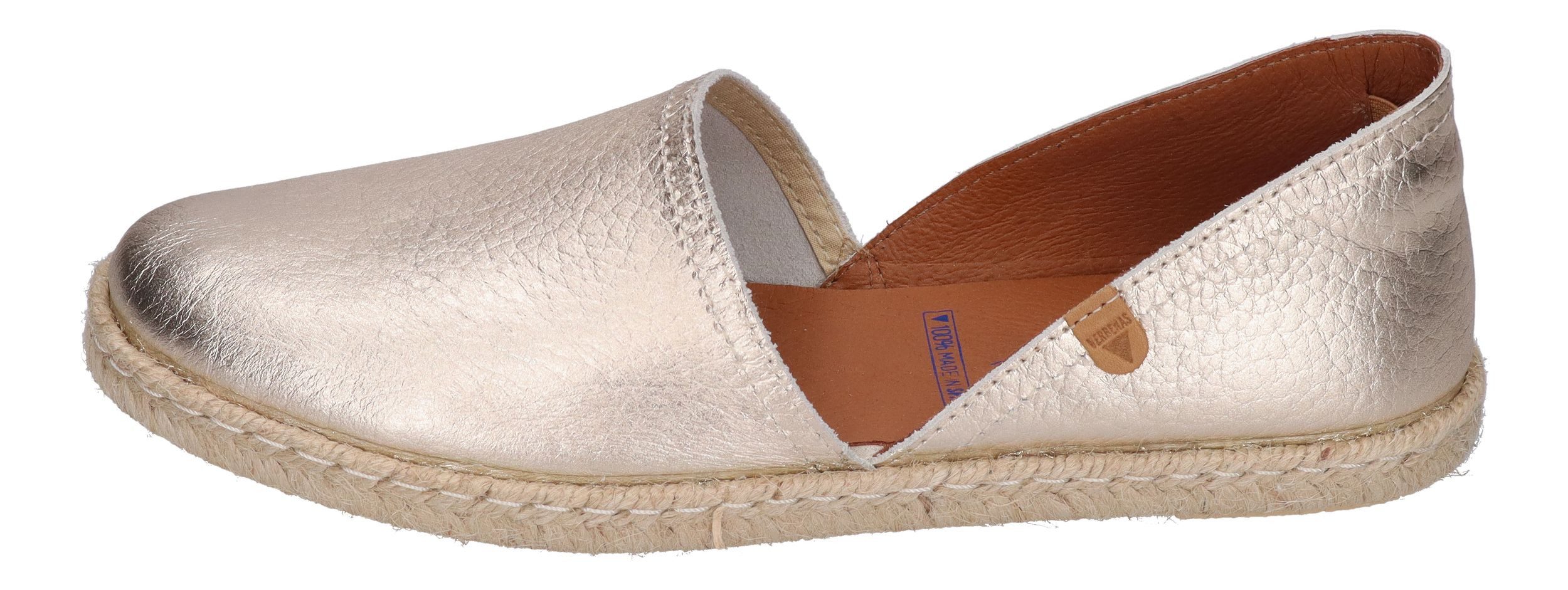 VERBENAS CARMEN Espadrille Nucleo Metal Oro günstig online kaufen