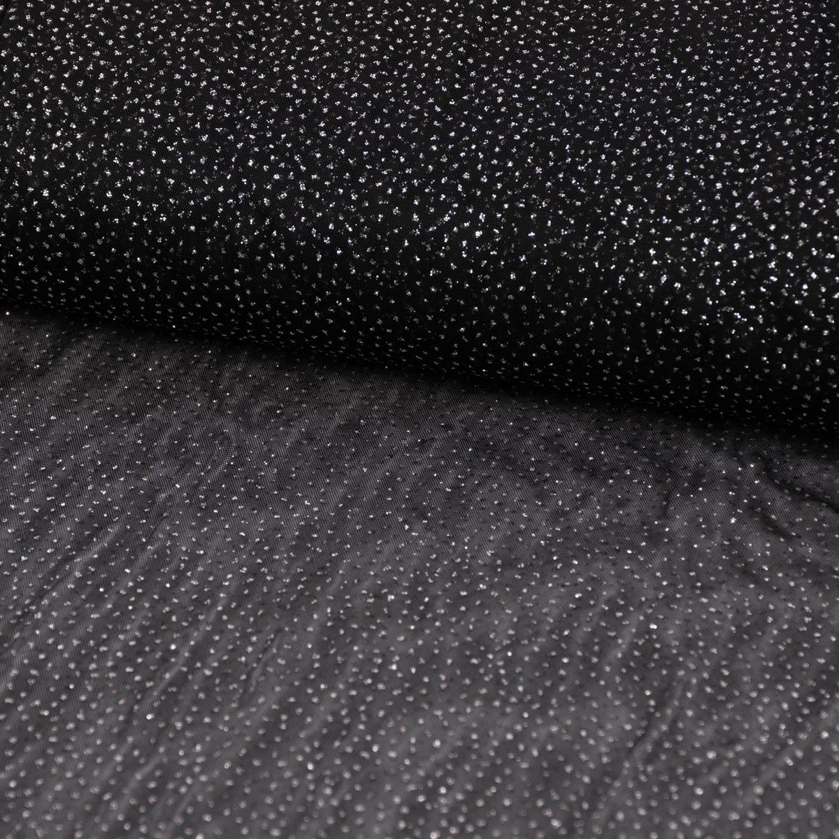 SCHÖNER LEBEN. Stoff Tüllstoff Meterware mit Glitzer Glitzertüll in verschiedenen 1,50m, mit Metallic-Effekt