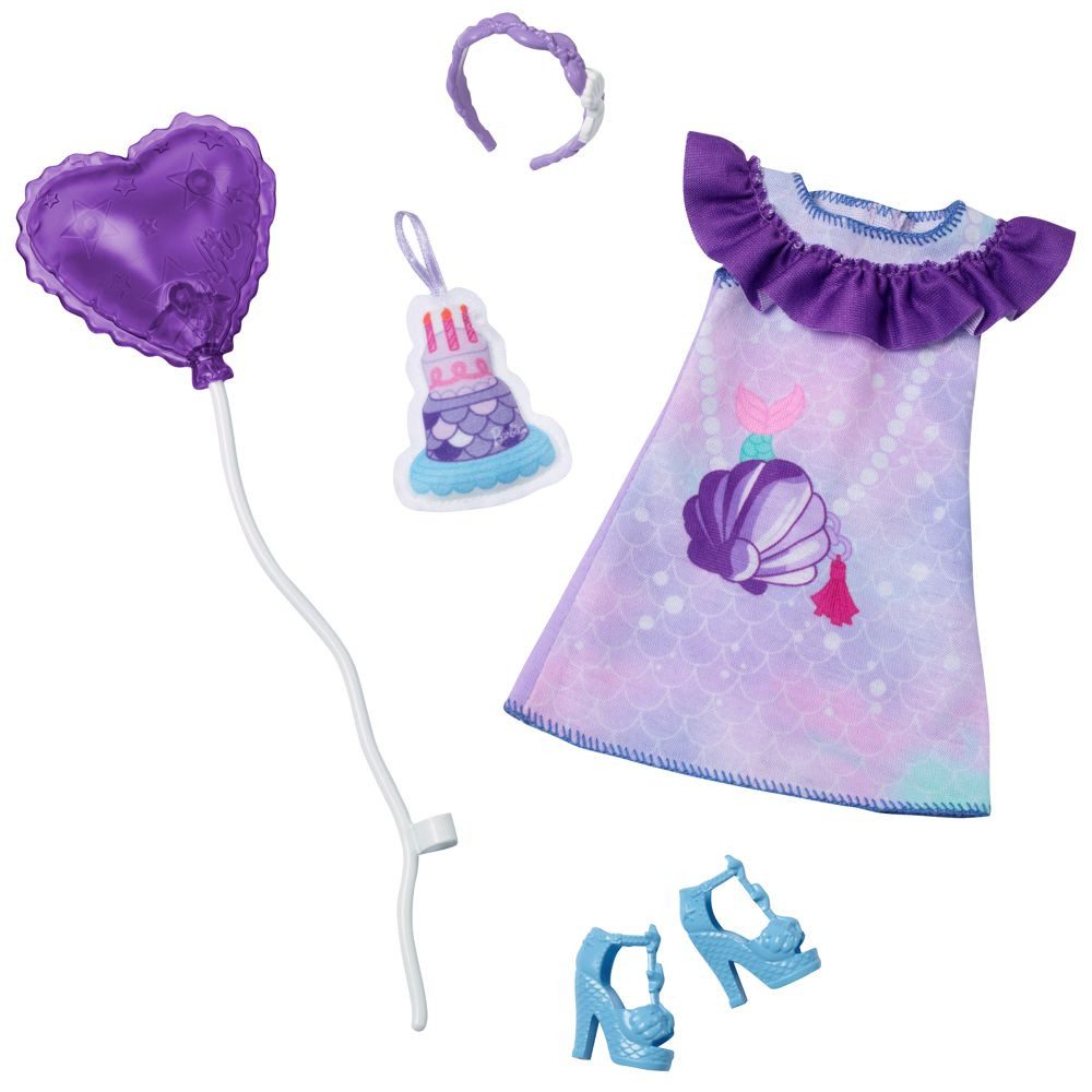 Barbie Puppenkleidung Birthday Kleid My First Barbie Mattel Puppen-Kleidung günstig online kaufen