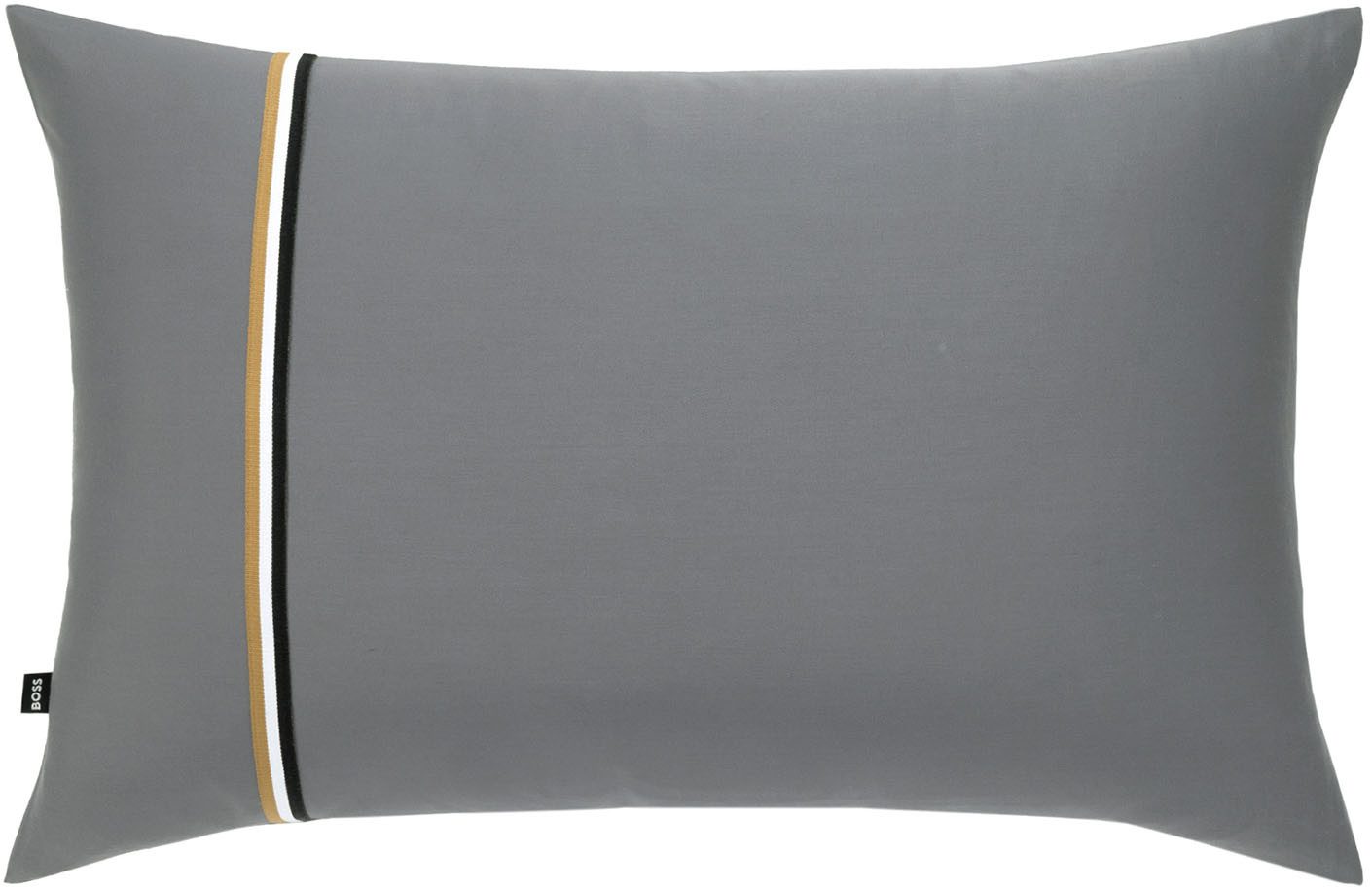 BOSS Home Bettwäsche BLINEA, Satin, 2 teilig, mit Label-Applikationen
