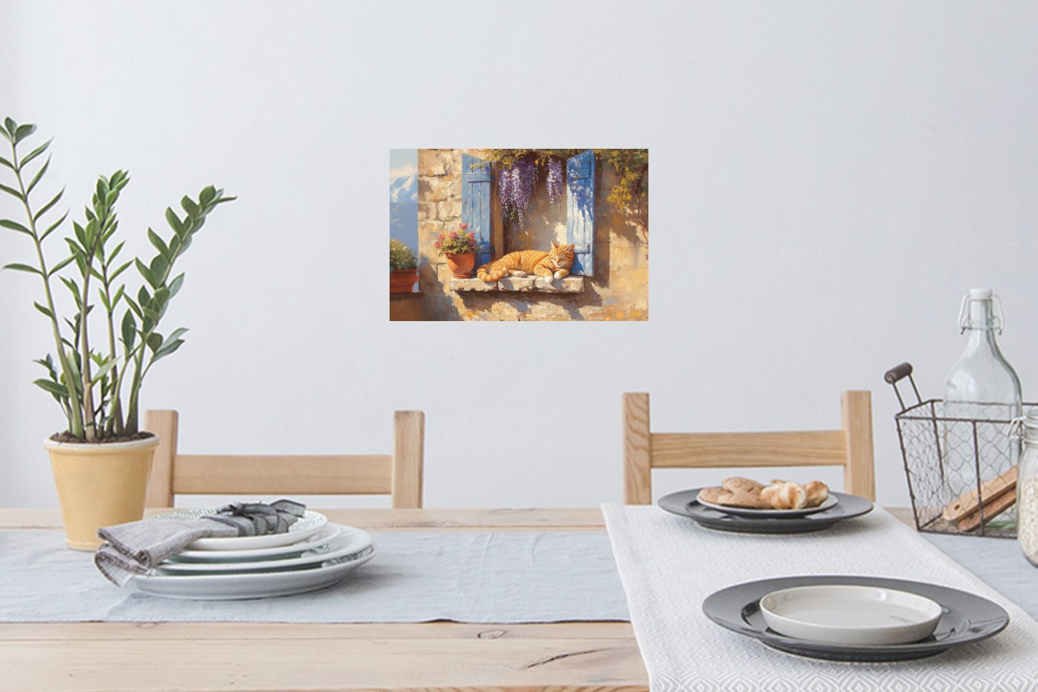 MuchoWow Wandsticker Katze - Fensterbank aus günstig online kaufen