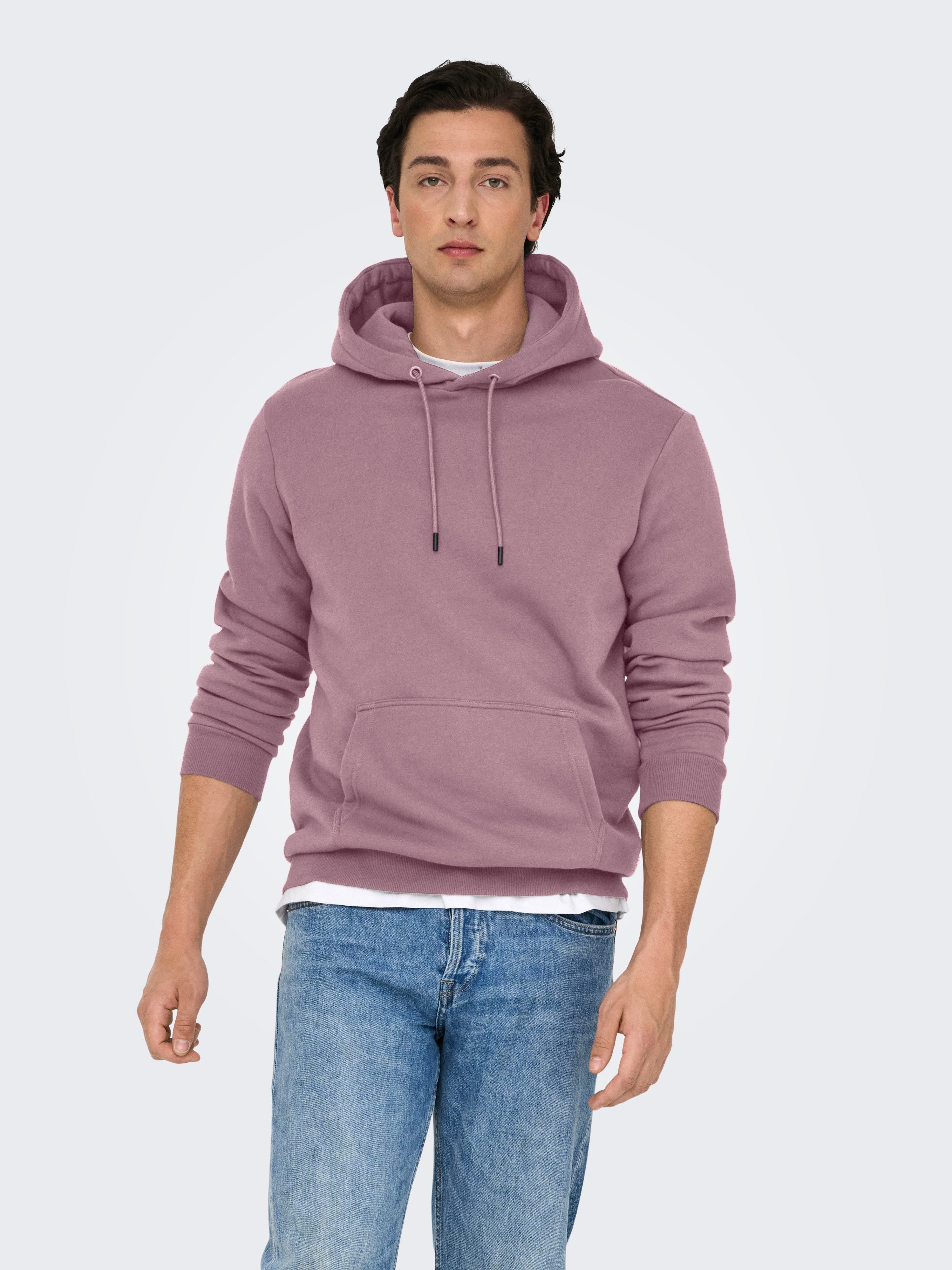 ONLY & SONS Kapuzensweatshirt ONSCERES HOODIE SWEAT NOOS Baumwollmischung, regular fit