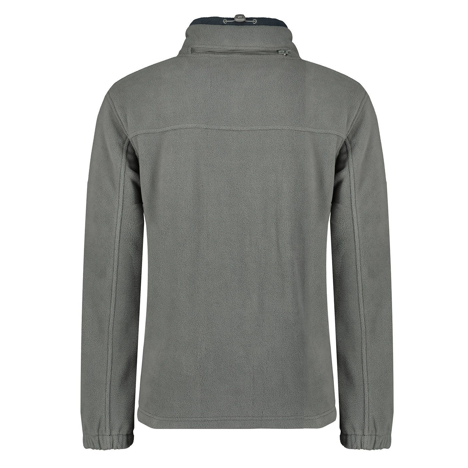 Anapurna Fleecejacke Herren Fleecejacke Outdoor Freizeit Jacke Übergangsjacke in Unifarbe, mit Kapuze, mit Stehkragen