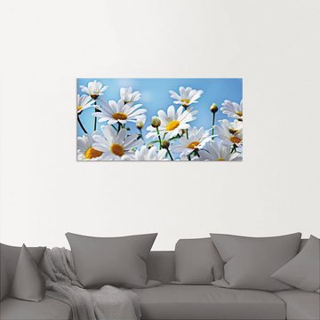 Artland Wandbild Blumen - Margeriten, Blumen (1 St), als Alubild, Outdoorbild, Leinwandbild in verschied. Größen