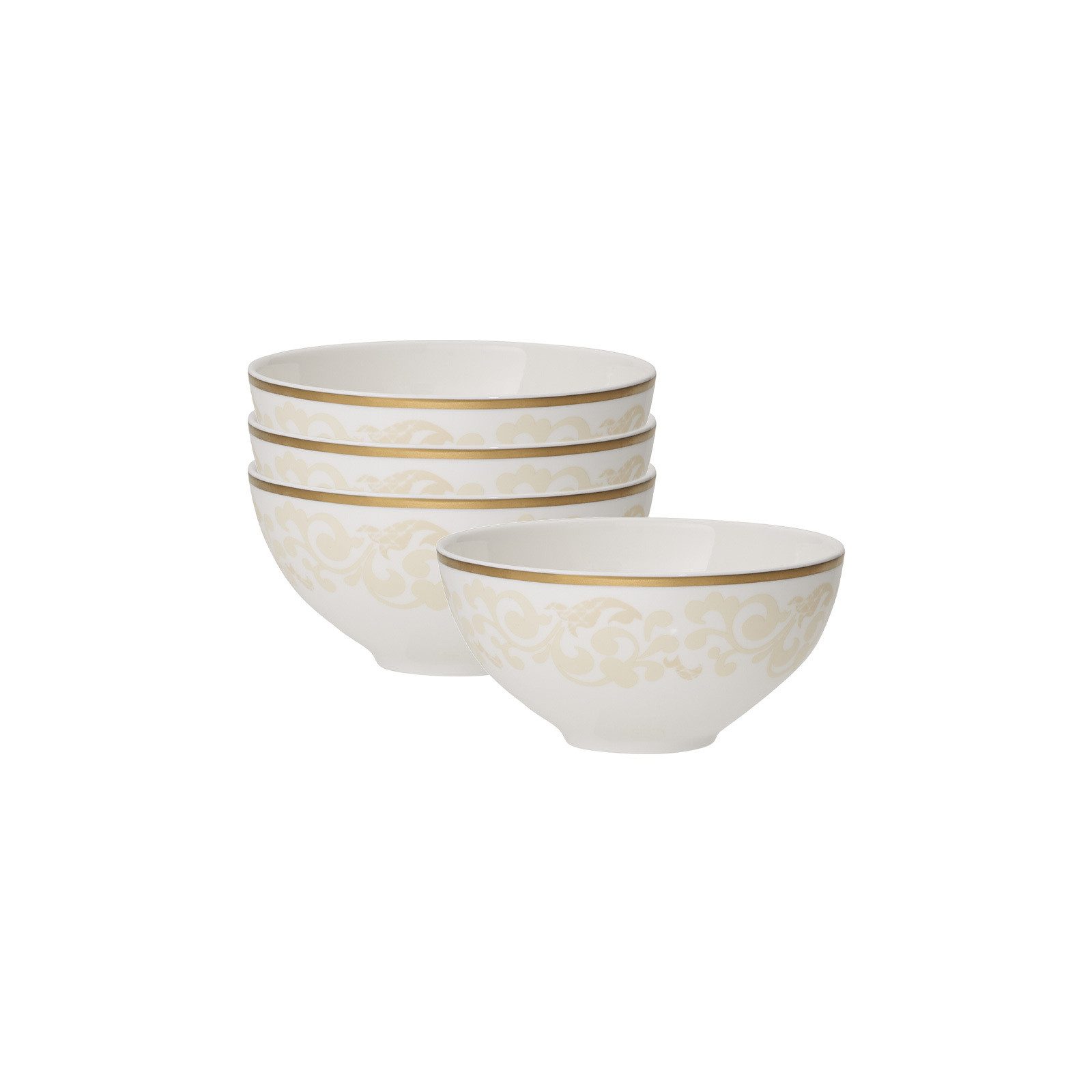 Villeroy & Boch Schale Ivoire Schälchen ø 11 cm 4er Set, Porzellan, (4x Schale, 4-tlg)