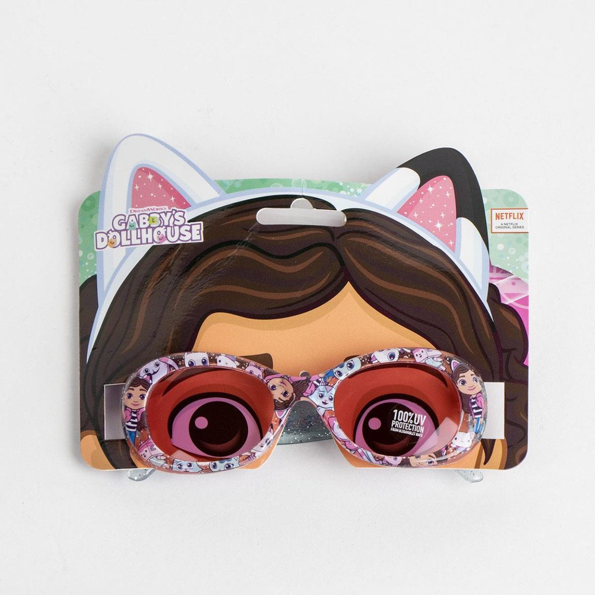 Gabby's Dollhouse Sonnenbrille Kinder – UV-Schutzbrille & Freizeitbrille im Superhelden-Design
