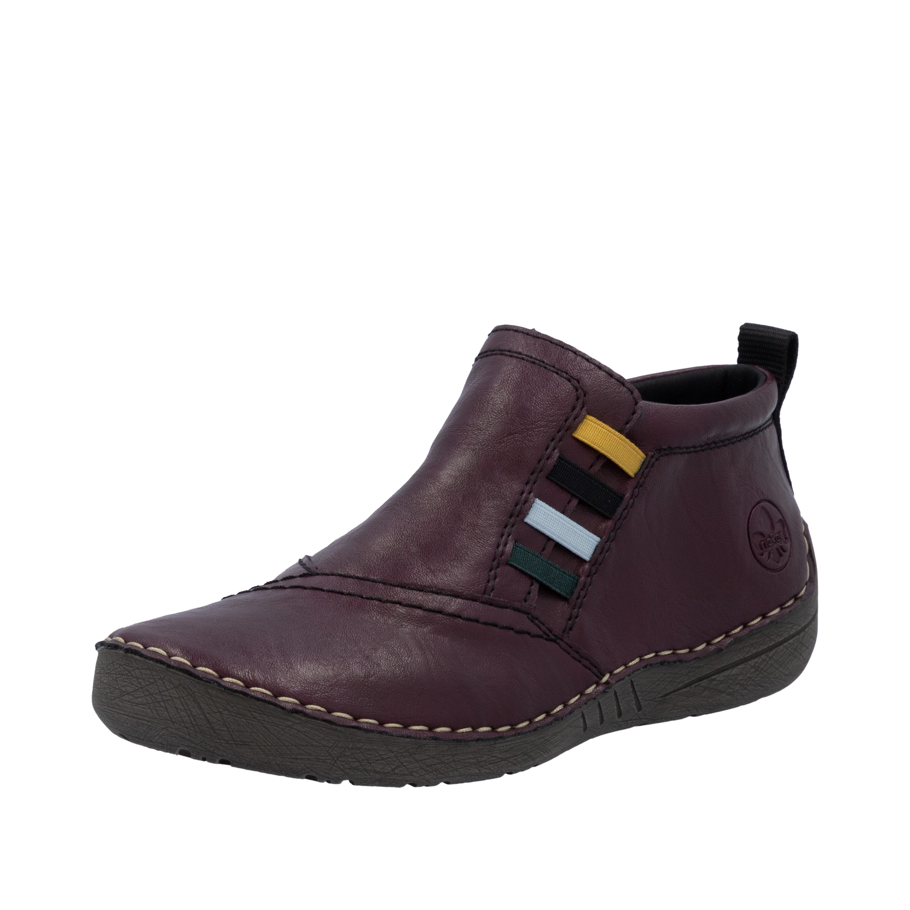 Rieker Schlupfboots Casual-Boots, Stiefelette, Schlupfboots mit Innenreißverschluss