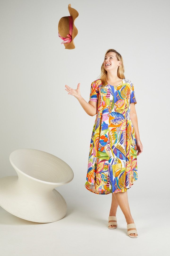 Mona Lisa REDLINE Sommerkleid Große Größen günstig online kaufen