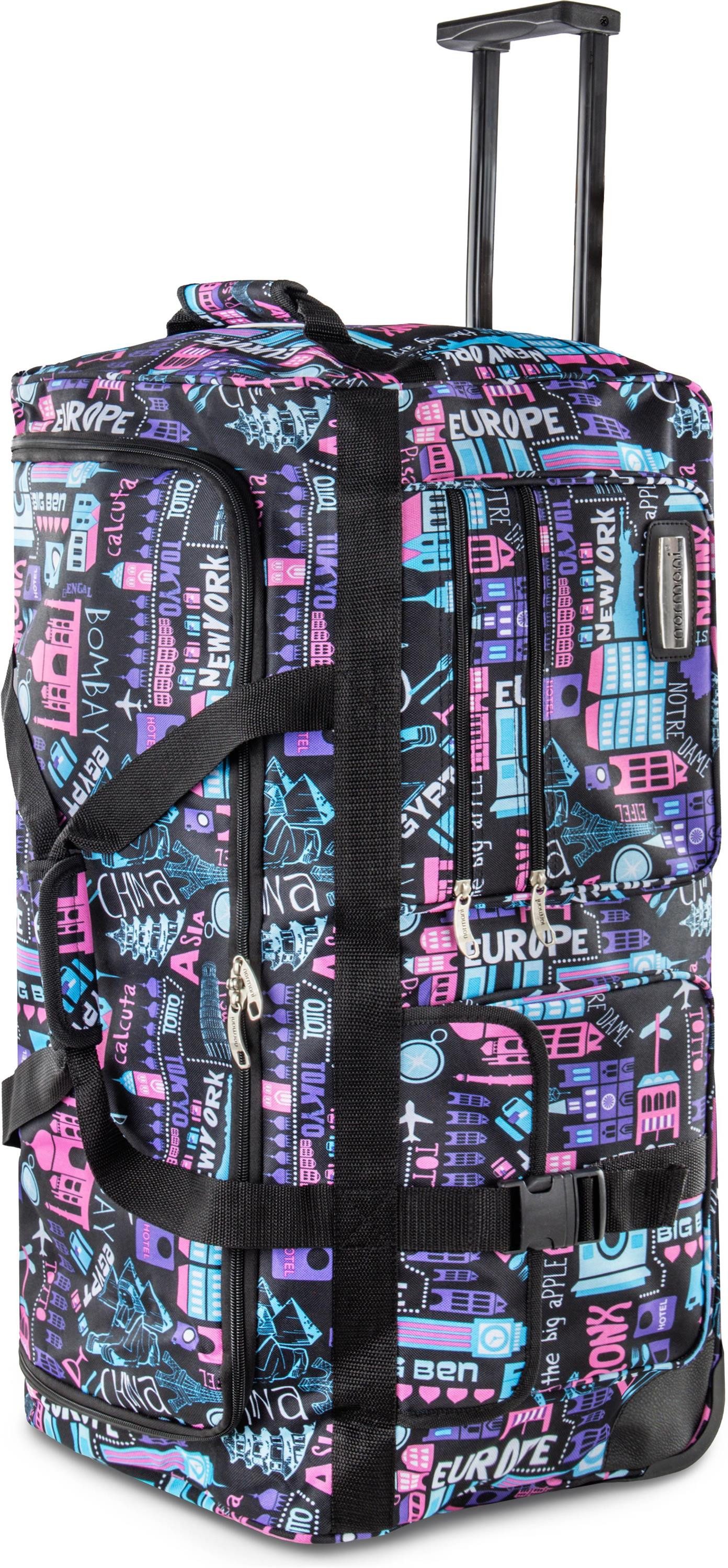 normani Reisetasche Reisetasche mit 3 Rollen 80 Liter, Trolley mit leichtlä günstig online kaufen