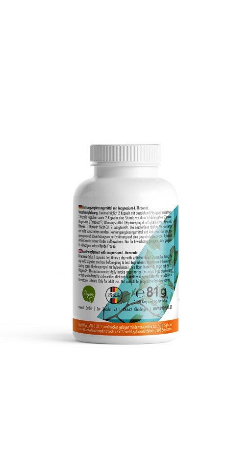ProFuel Magnesium L-Threonat Magtein 120 Kapseln Kapseln, 75 g, Kapseln