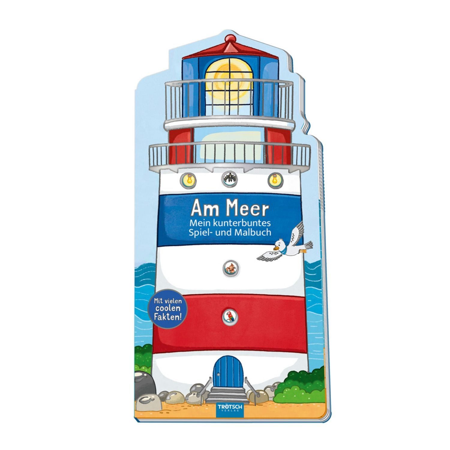 TRÖTSCH - Malbuch Mein kunterbuntes Spiel- und Malbuch Am Meer / diverse