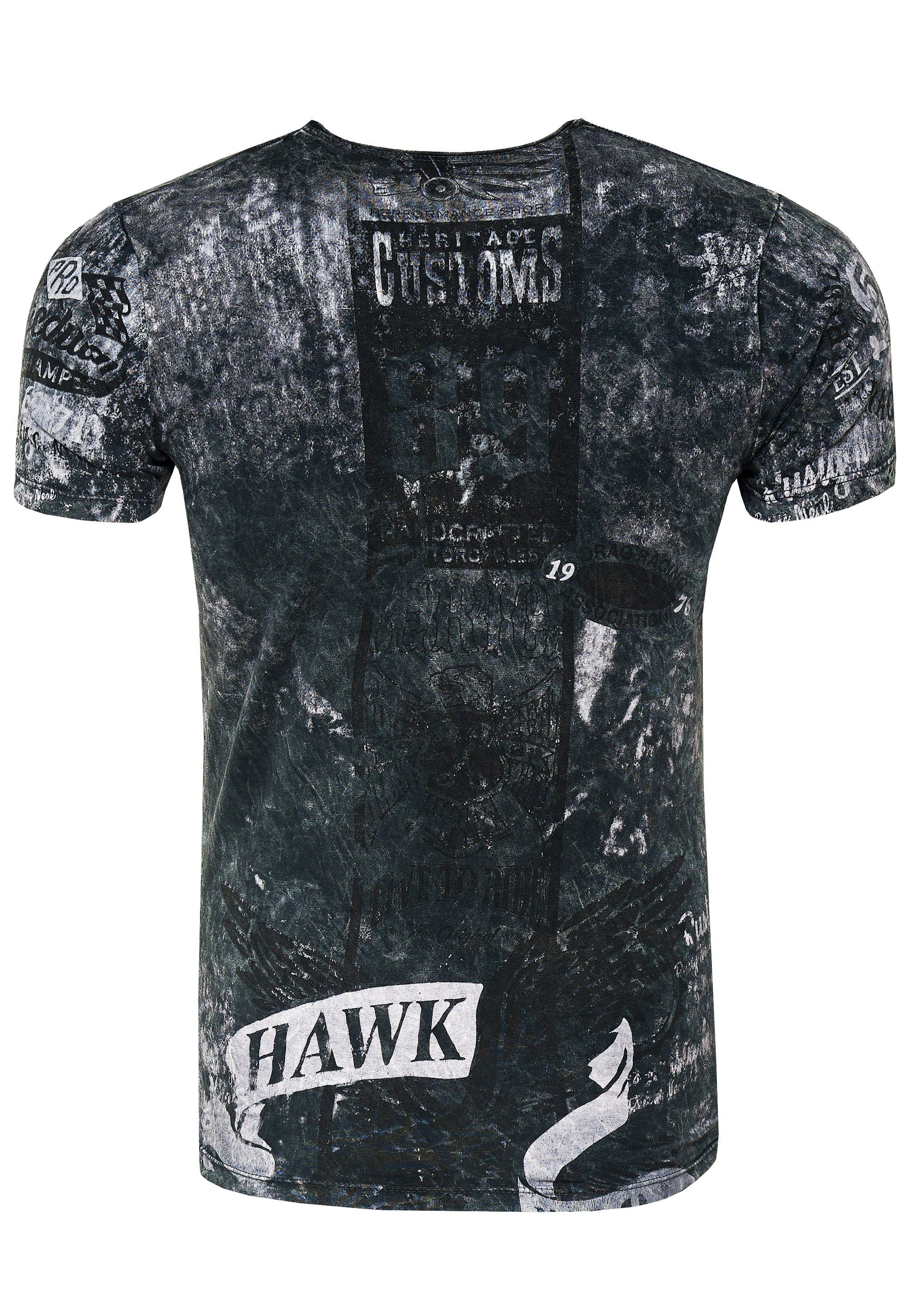 Rusty Neal T-Shirt mit modernem Print
