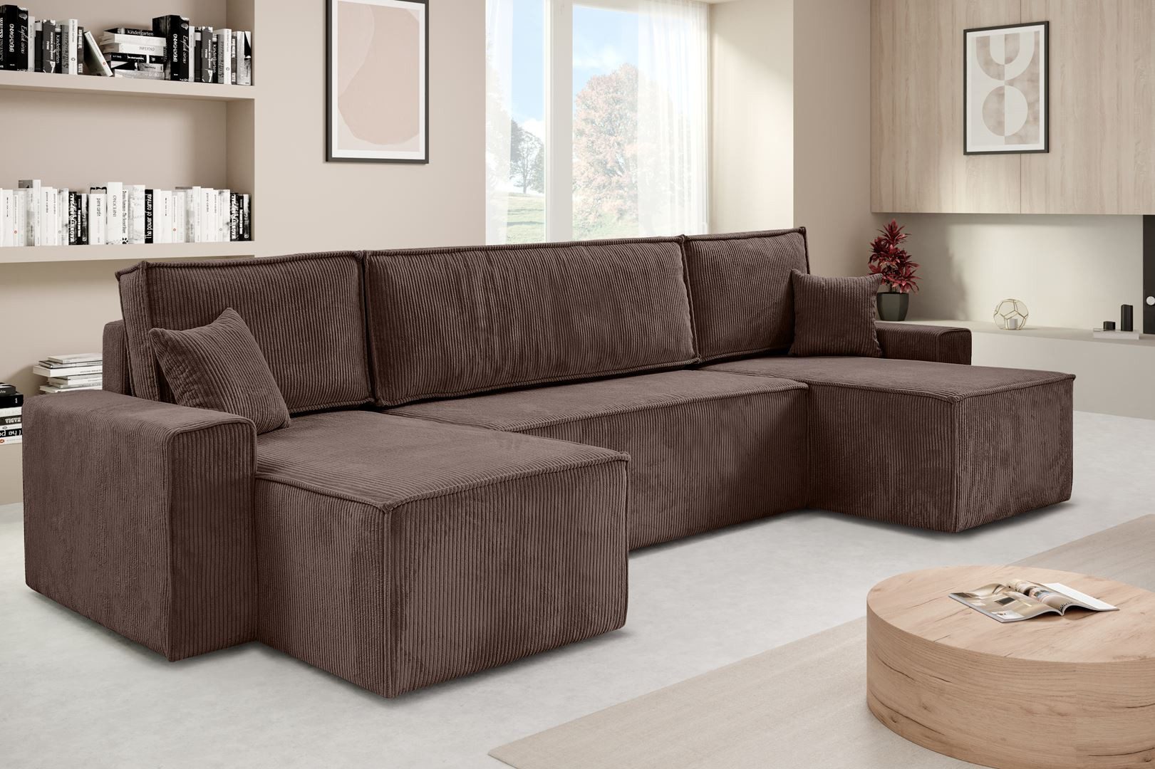 Beautysofa Ecksofa mit Bettkasten, im Cordstoff günstig online kaufen