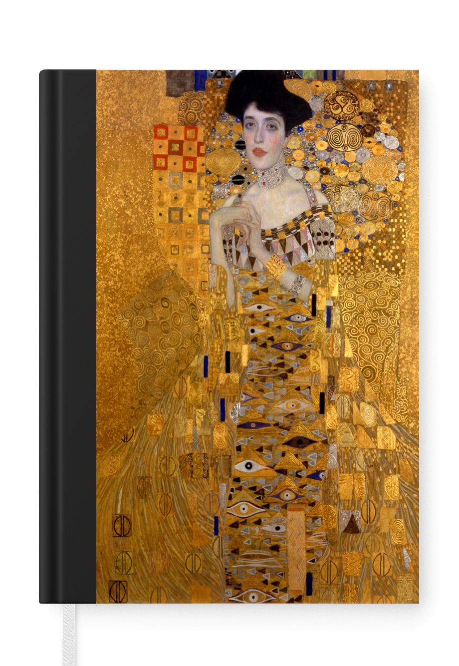 MuchoWow Notizbuch Porträt von Adèle Bloch-Bauer I - Gemälde von Gustav Klimt, Journal, Merkzettel, Tagebuch, Notizheft, A5, 98 Seiten, Haushaltsbuch