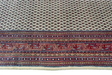 Orientteppich Sarough Mir Boteh 211x316 Handgeknüpfter Orientteppich, Nain Trading, rechteckig, Höhe: 12 mm