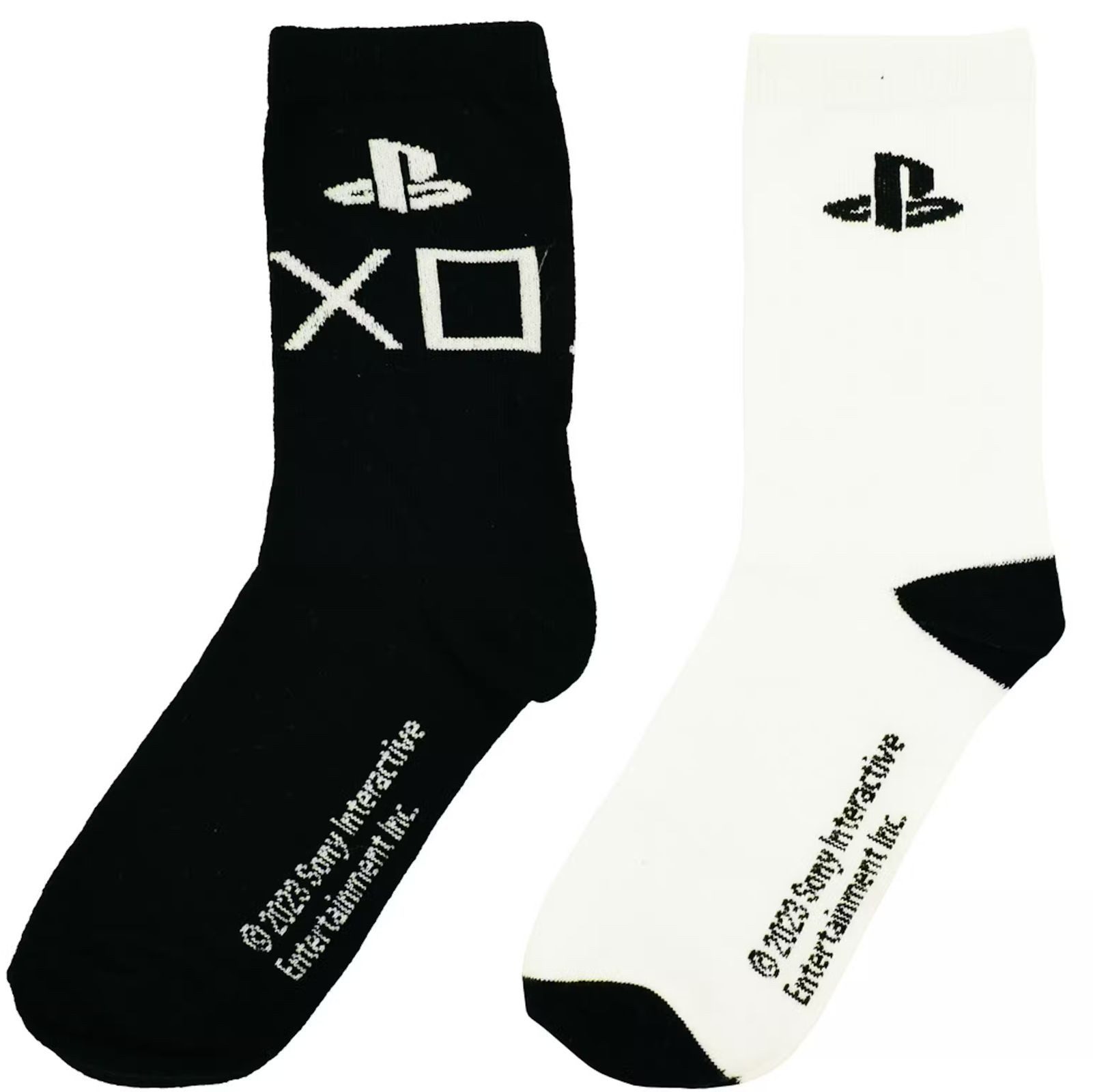 Playstation Feinsocken PlayStation Kindersocken 2er Set Schwarz & Weiß Gaming Socken (Set, 2 Paar) Playstation Kindersocken Doppelpack – Bild 5 von 5